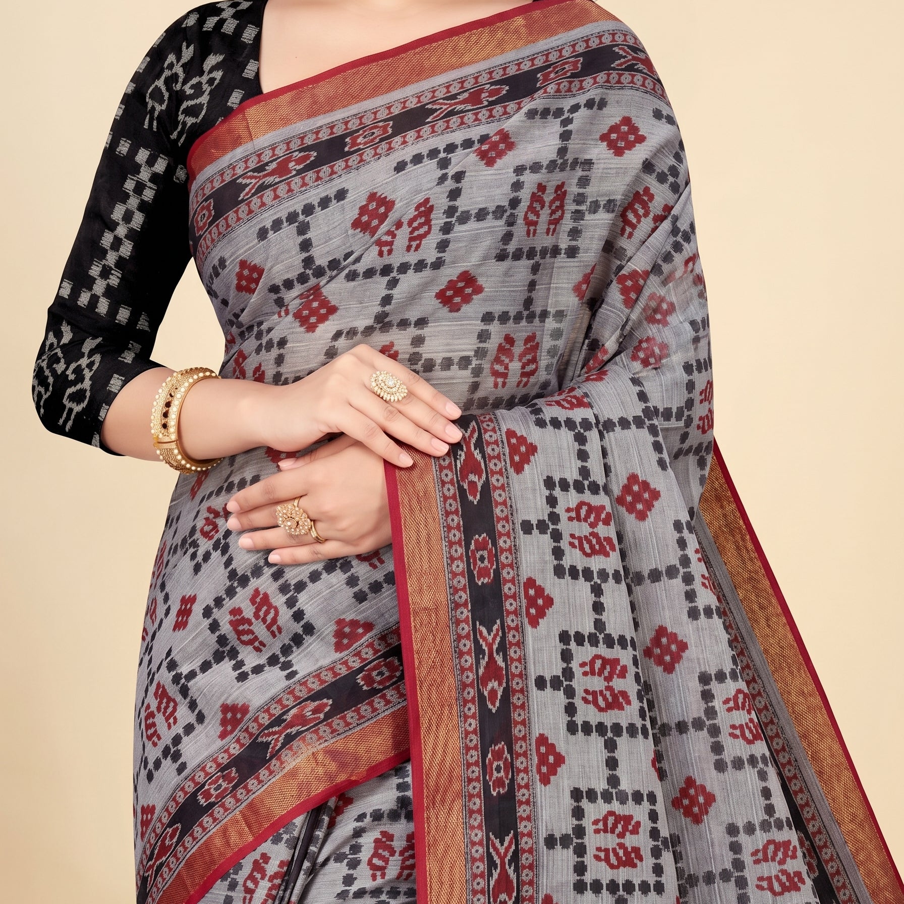 Pallu close-up