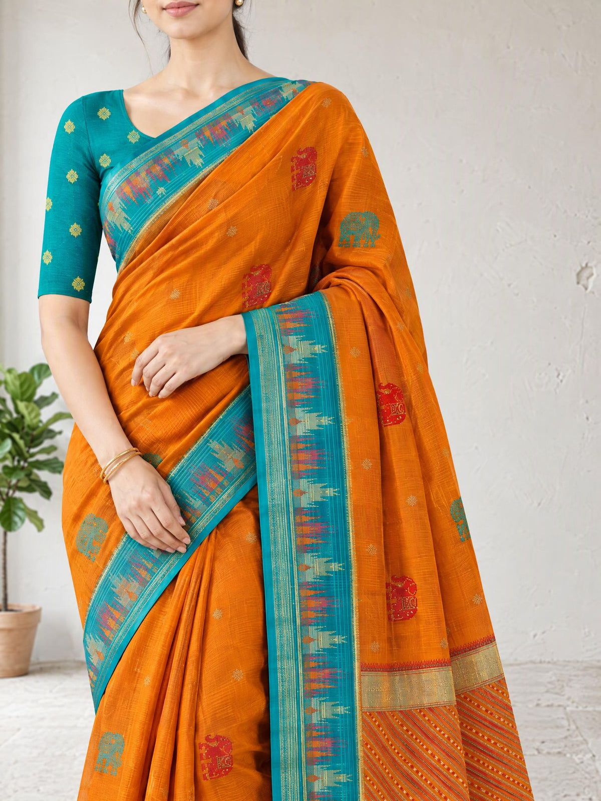 Pallu close-up [sku:KN-99021]