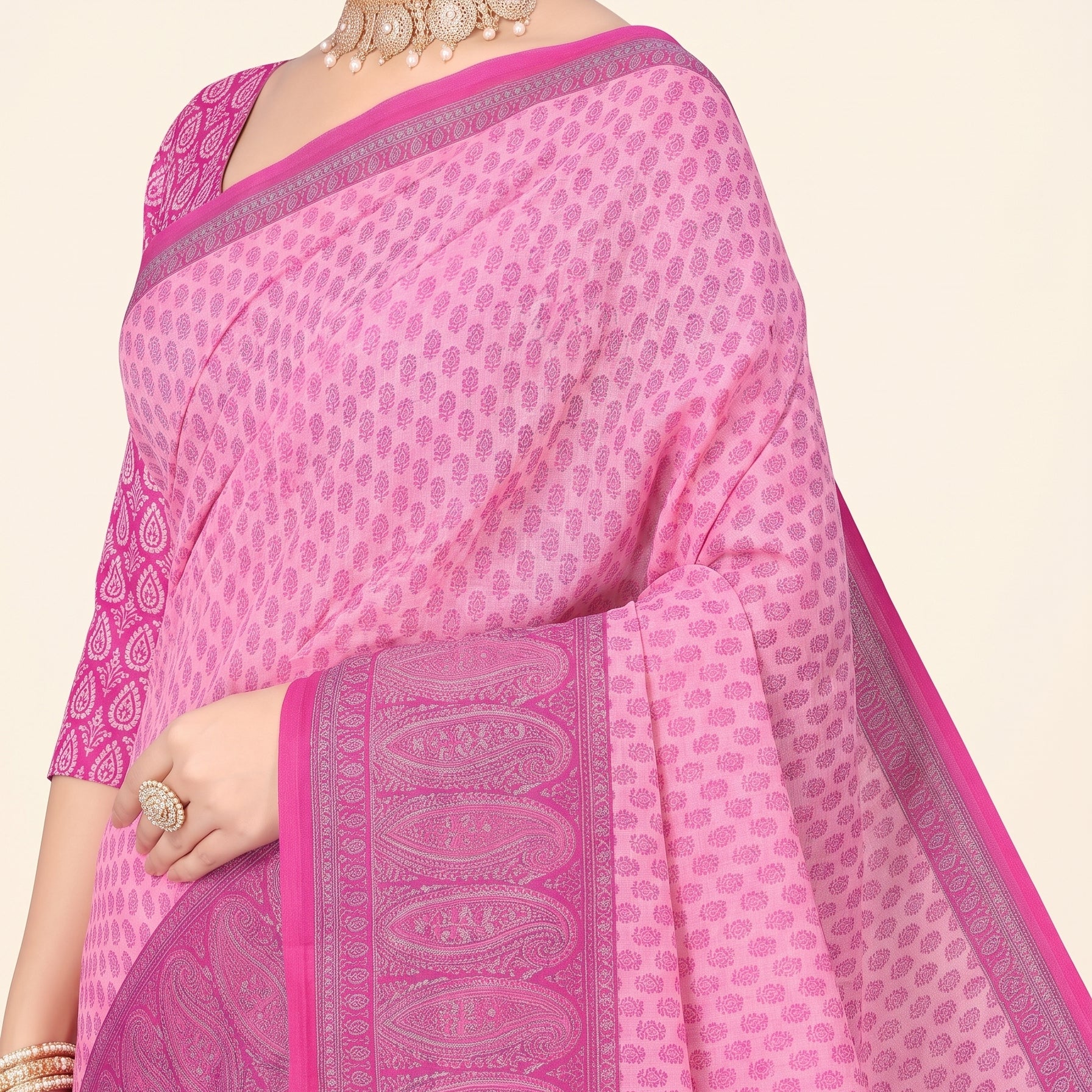 Shared pallu close-up [sku:KN-67089]
