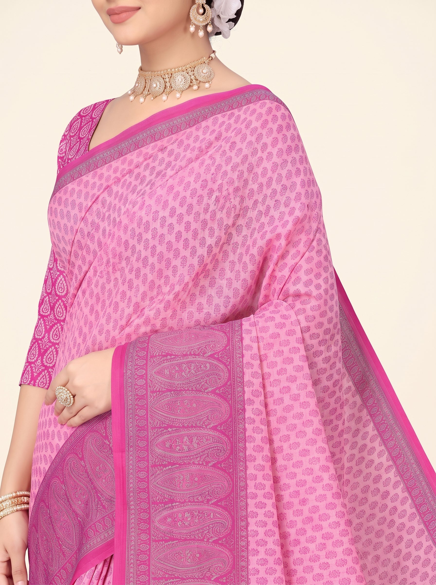Shared pallu close-up [sku:KN-67089]