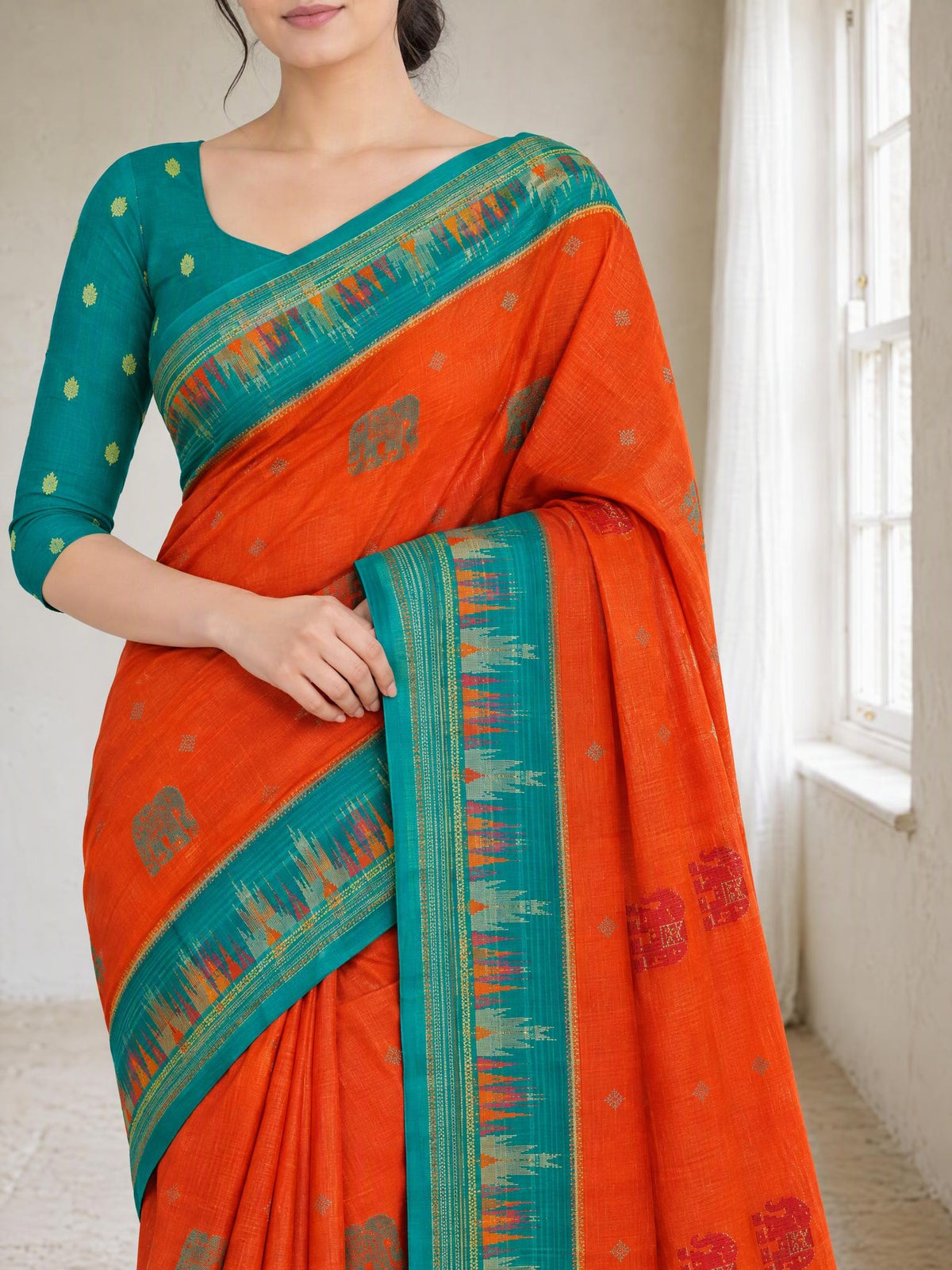 Pallu close-up [sku:KN-99019]