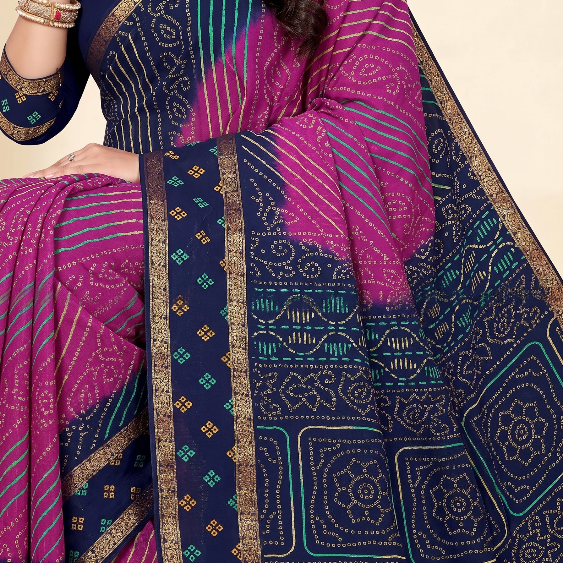 Pallu close-up