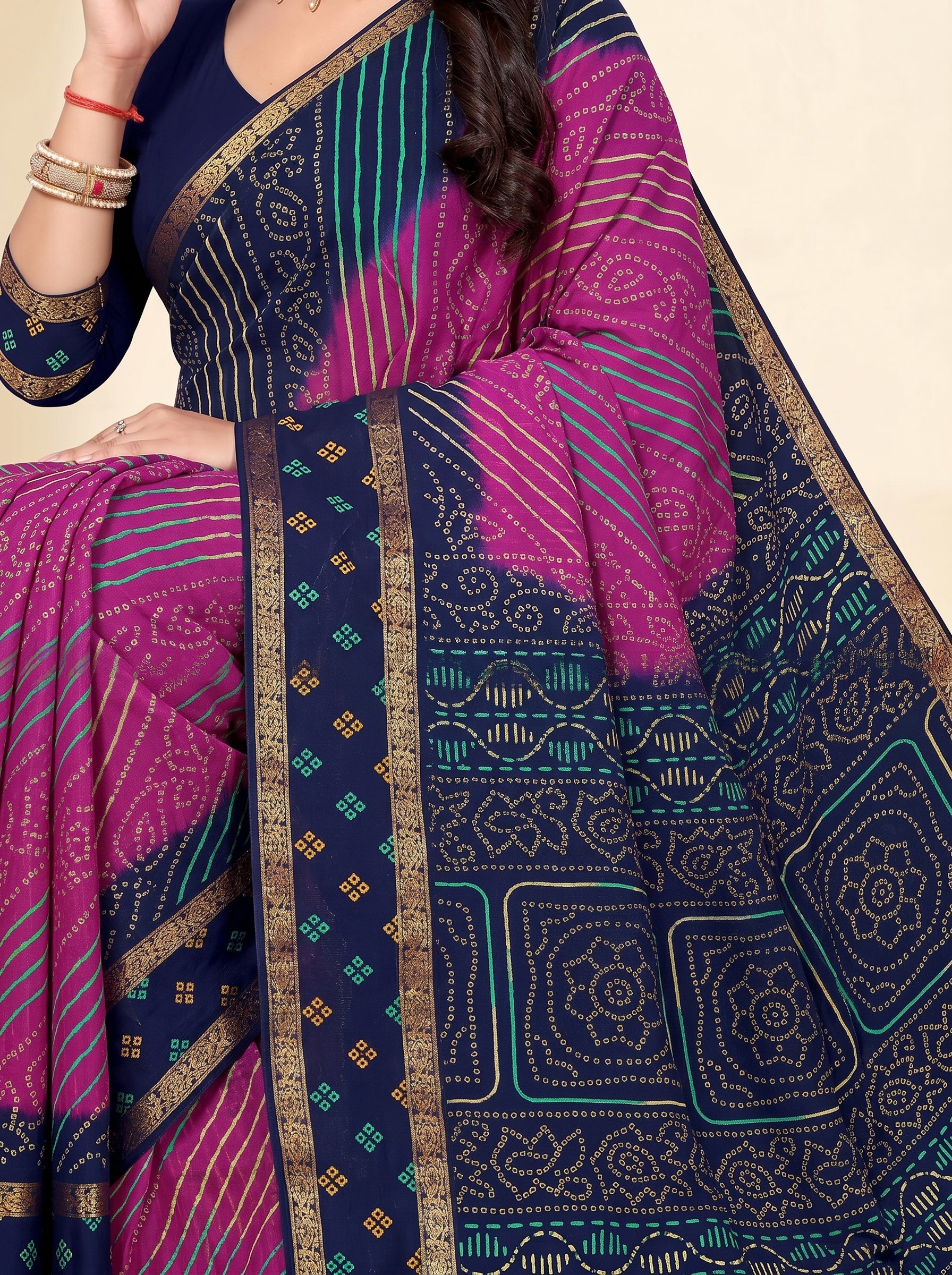 Pallu close-up