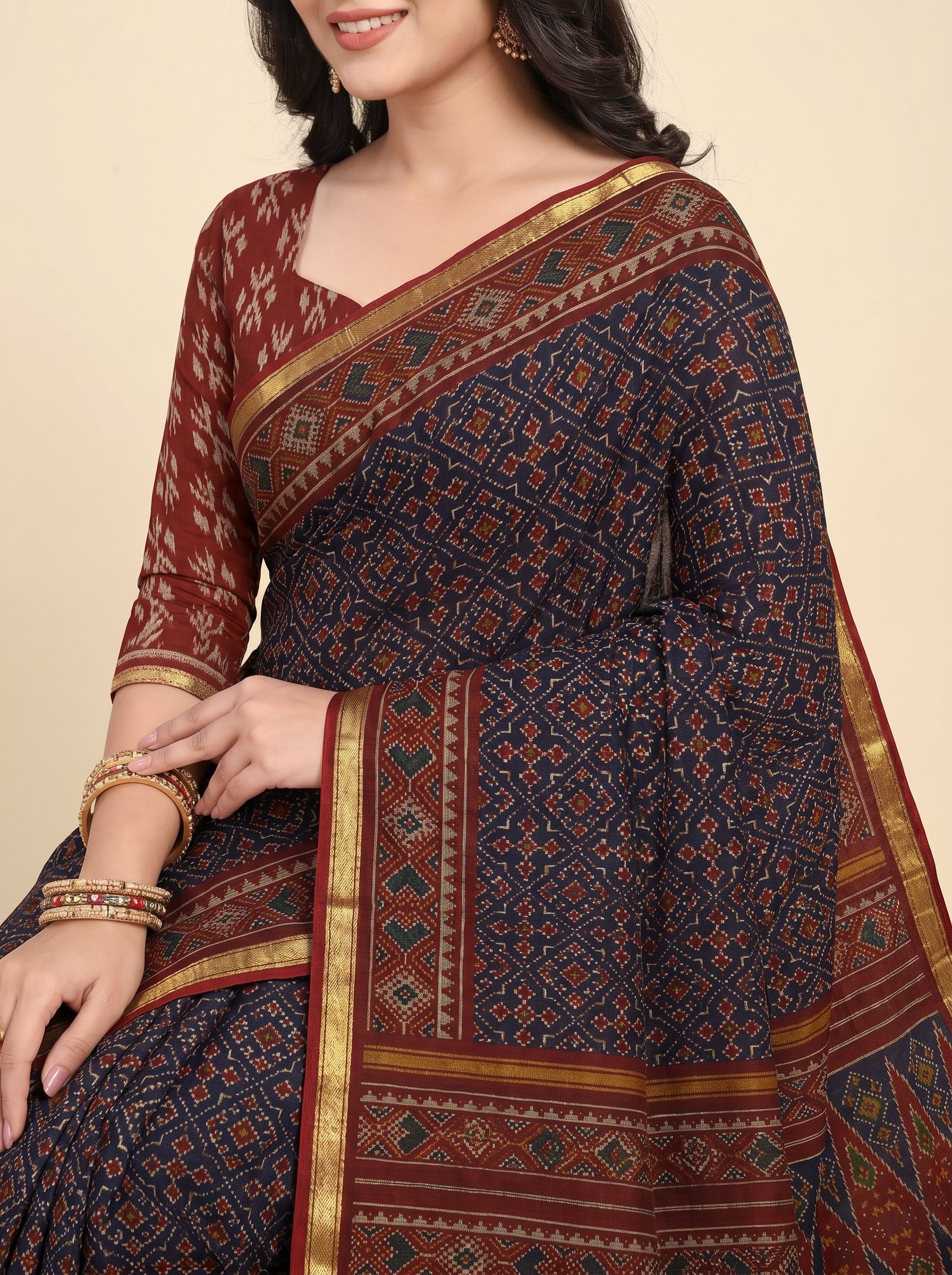 Pallu close-up [sku:JA 13693]