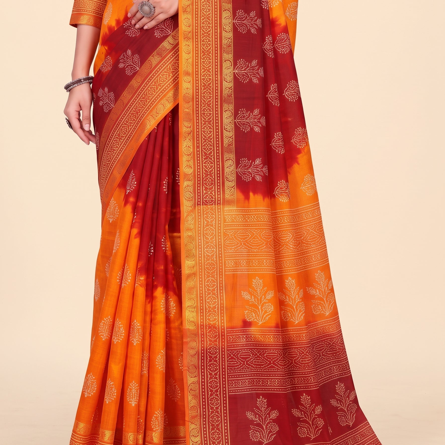 Shared pallu close-up [sku:KN-58715]