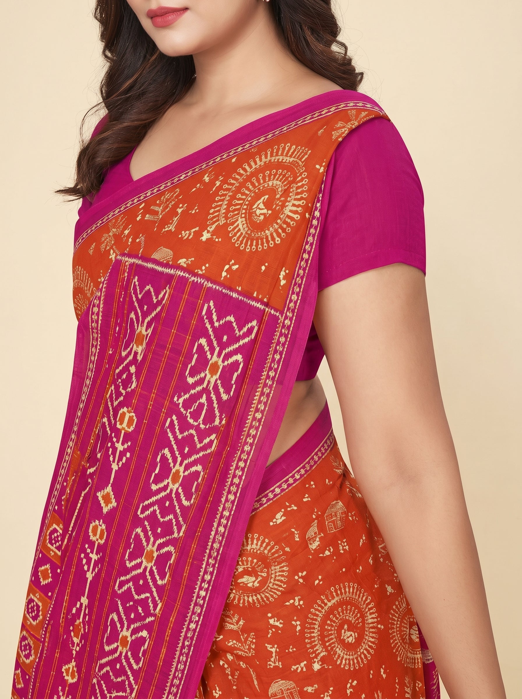 Pallu close-up