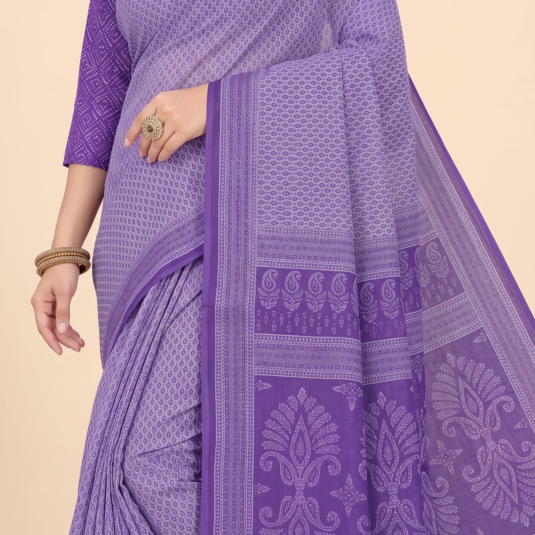 Pallu close-up [sku:KN-9879]