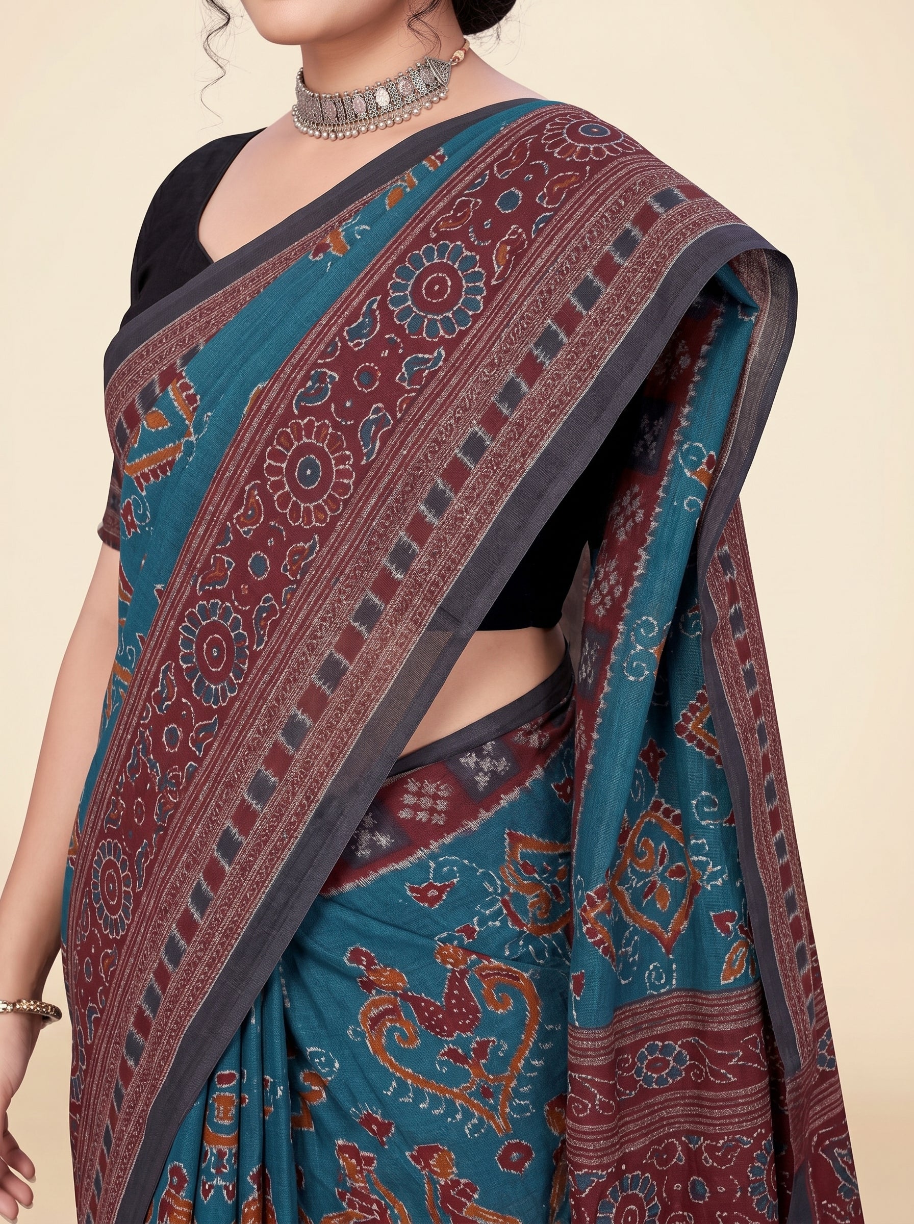 Pallu close-up