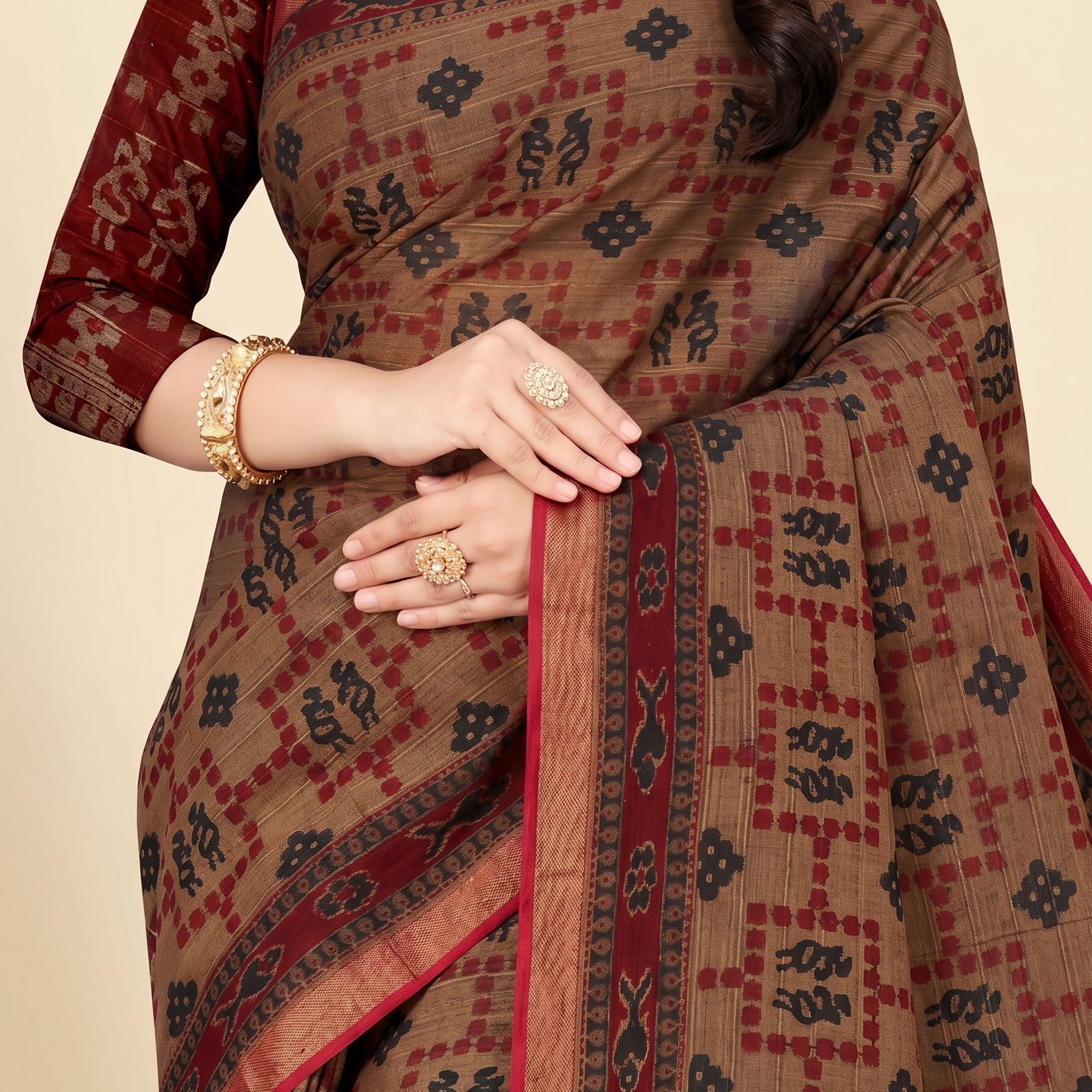 Pallu close-up