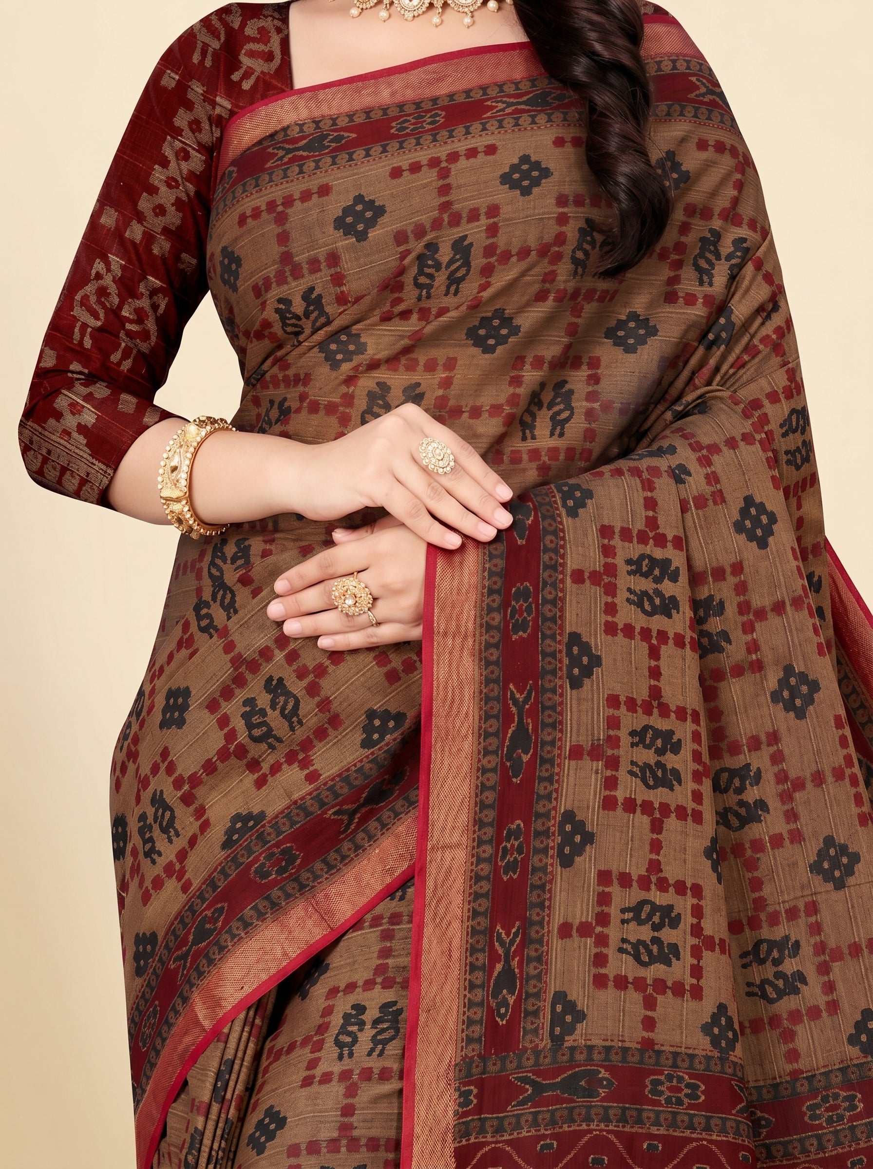 Pallu close-up