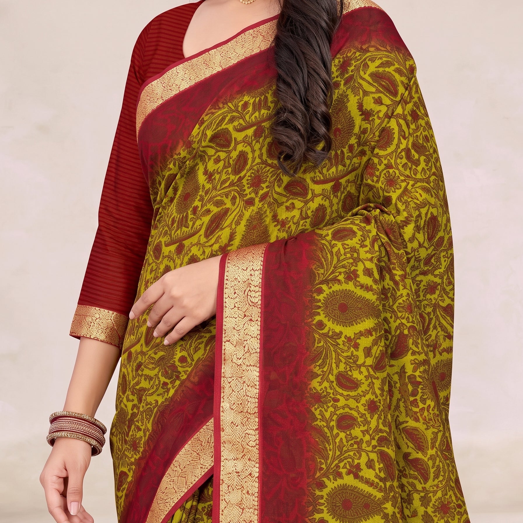 Pallu close-up [sku:KN-19691]