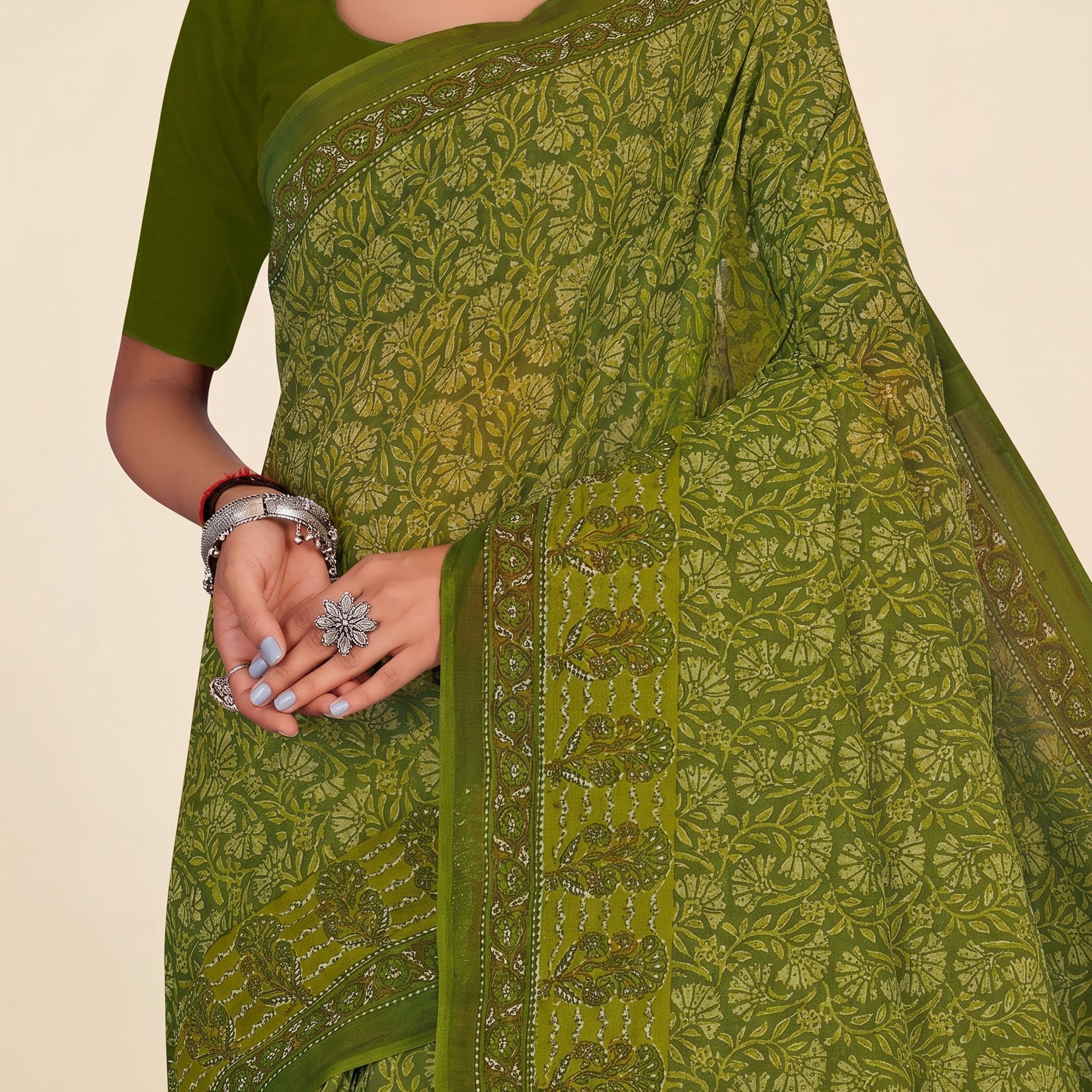 Pallu close-up