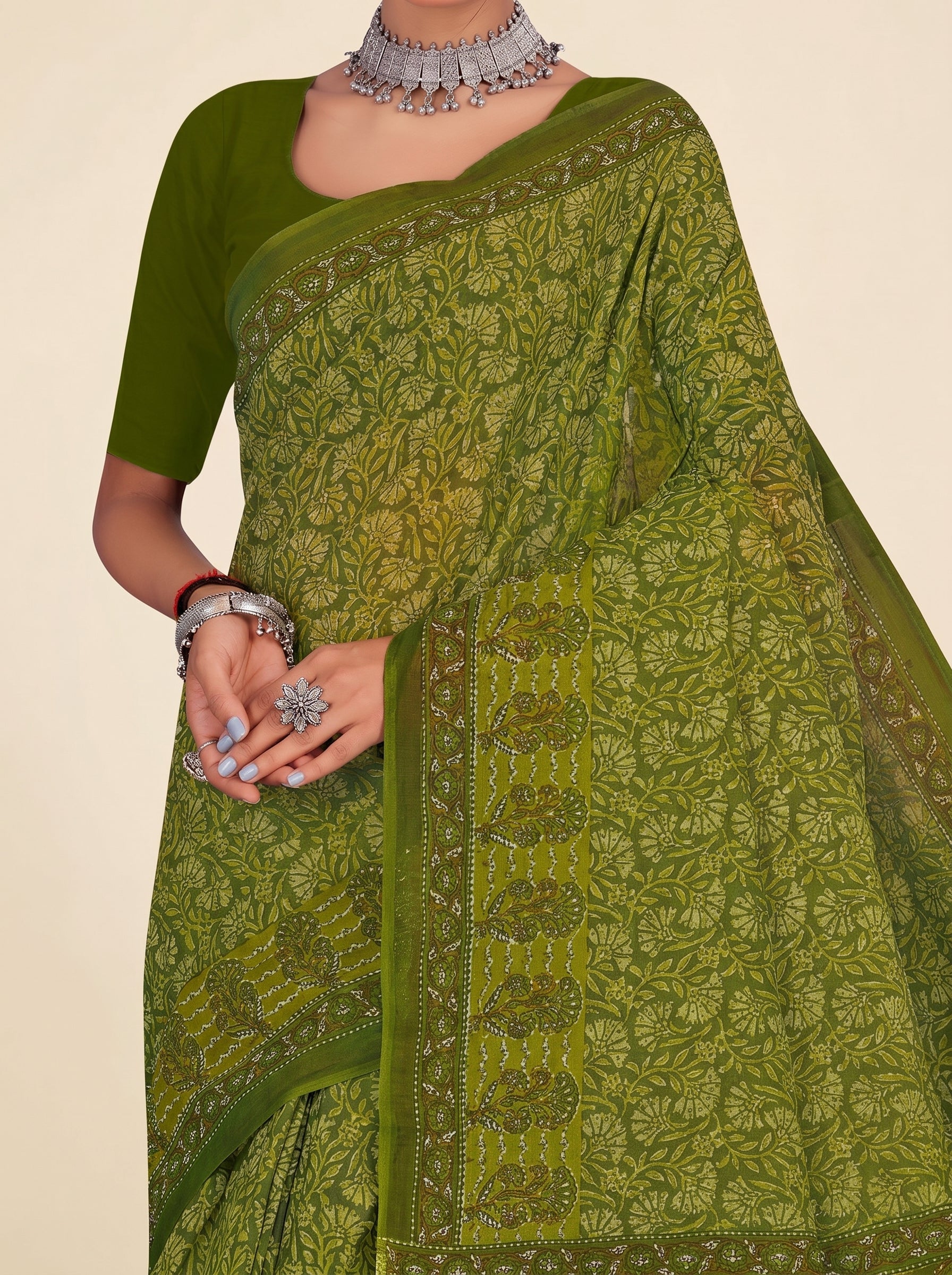 Pallu close-up