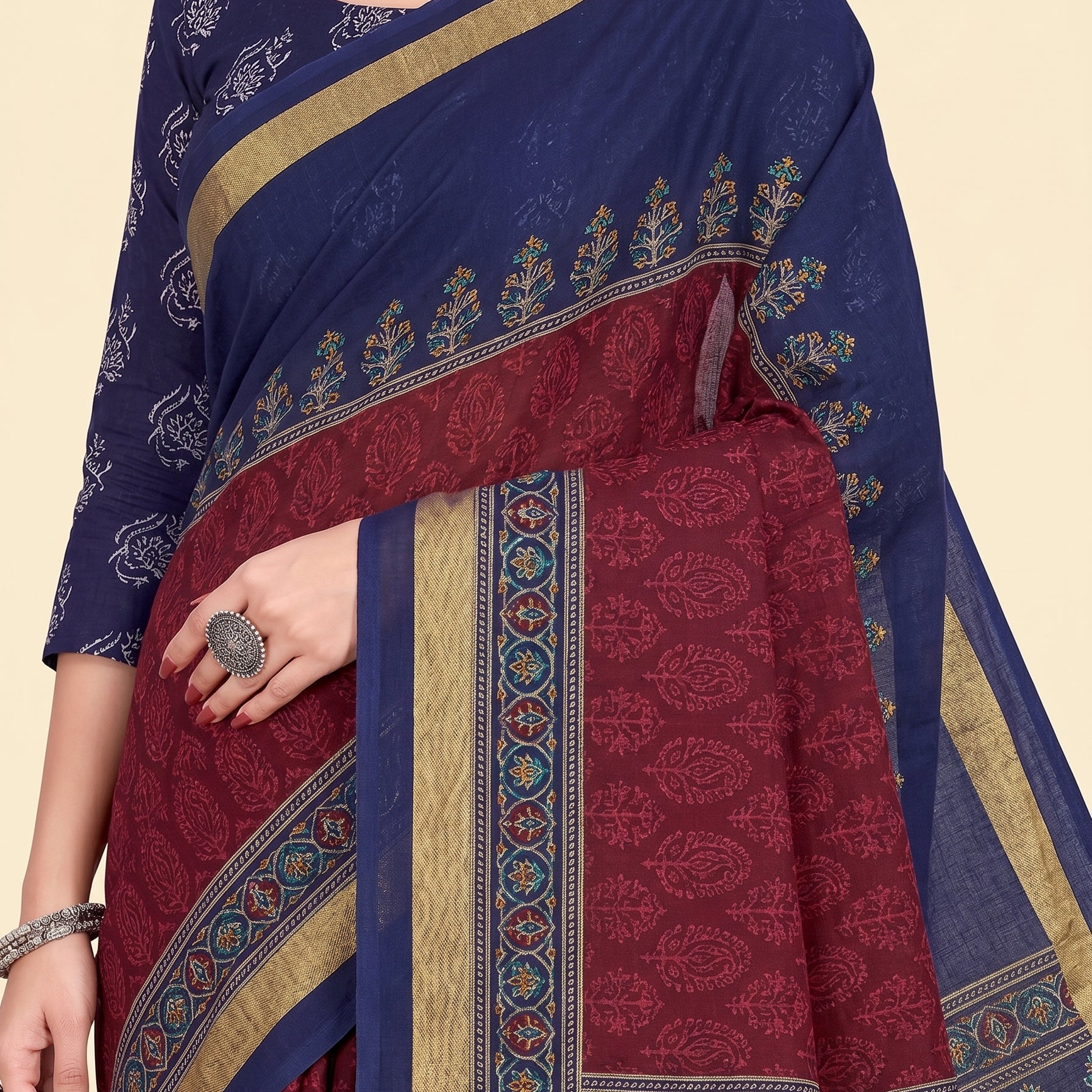 Pallu close-up