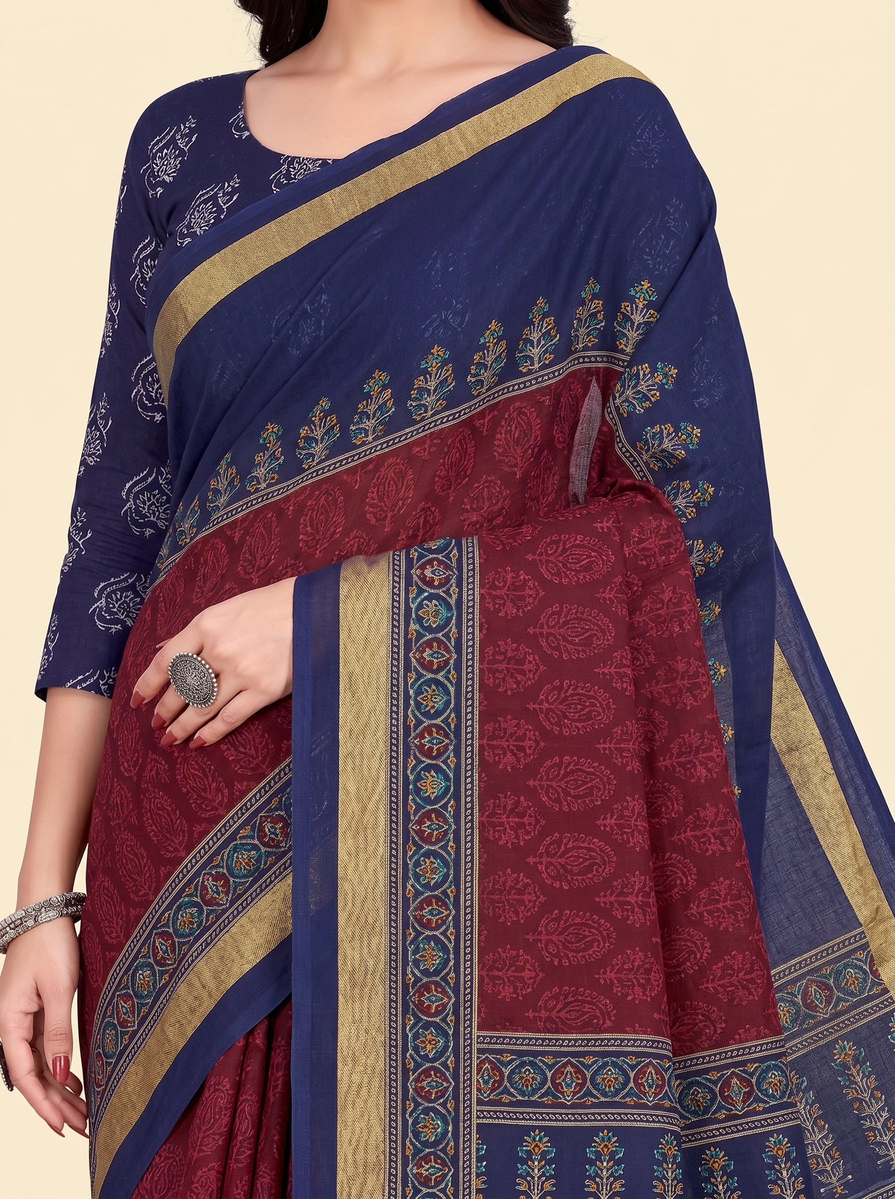 Pallu close-up