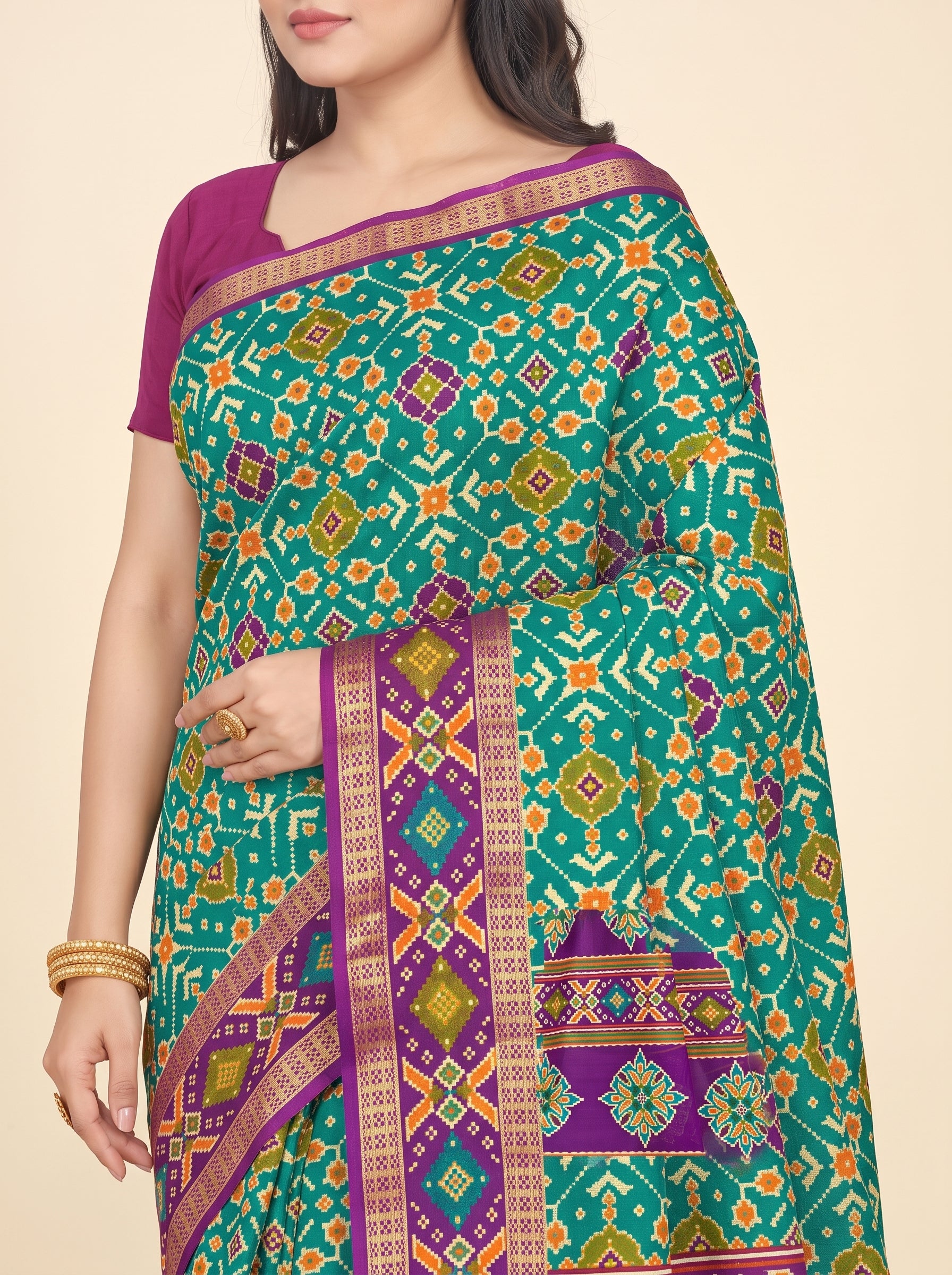 Shared pallu close-up [sku:D.NO.59658]