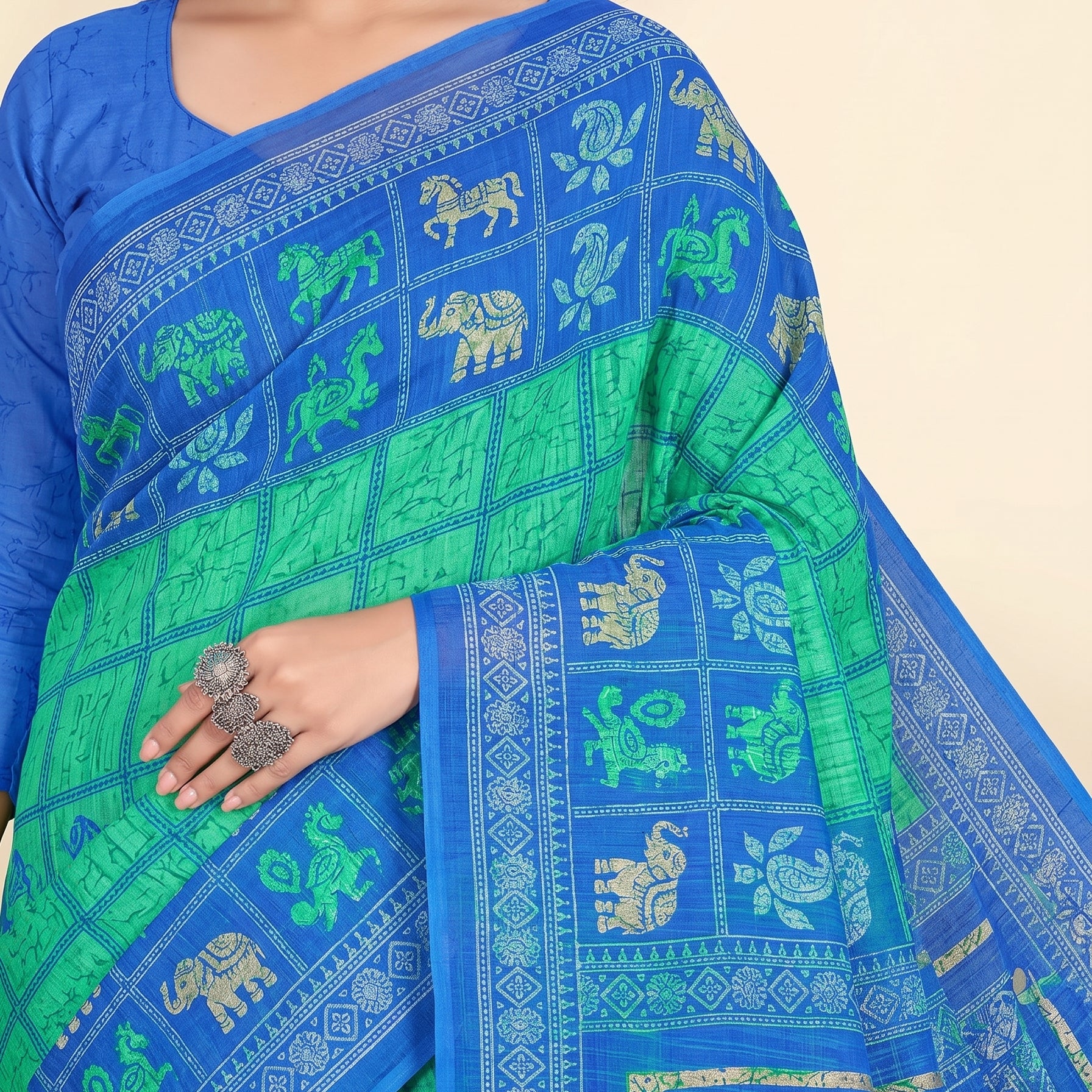Pallu close-up