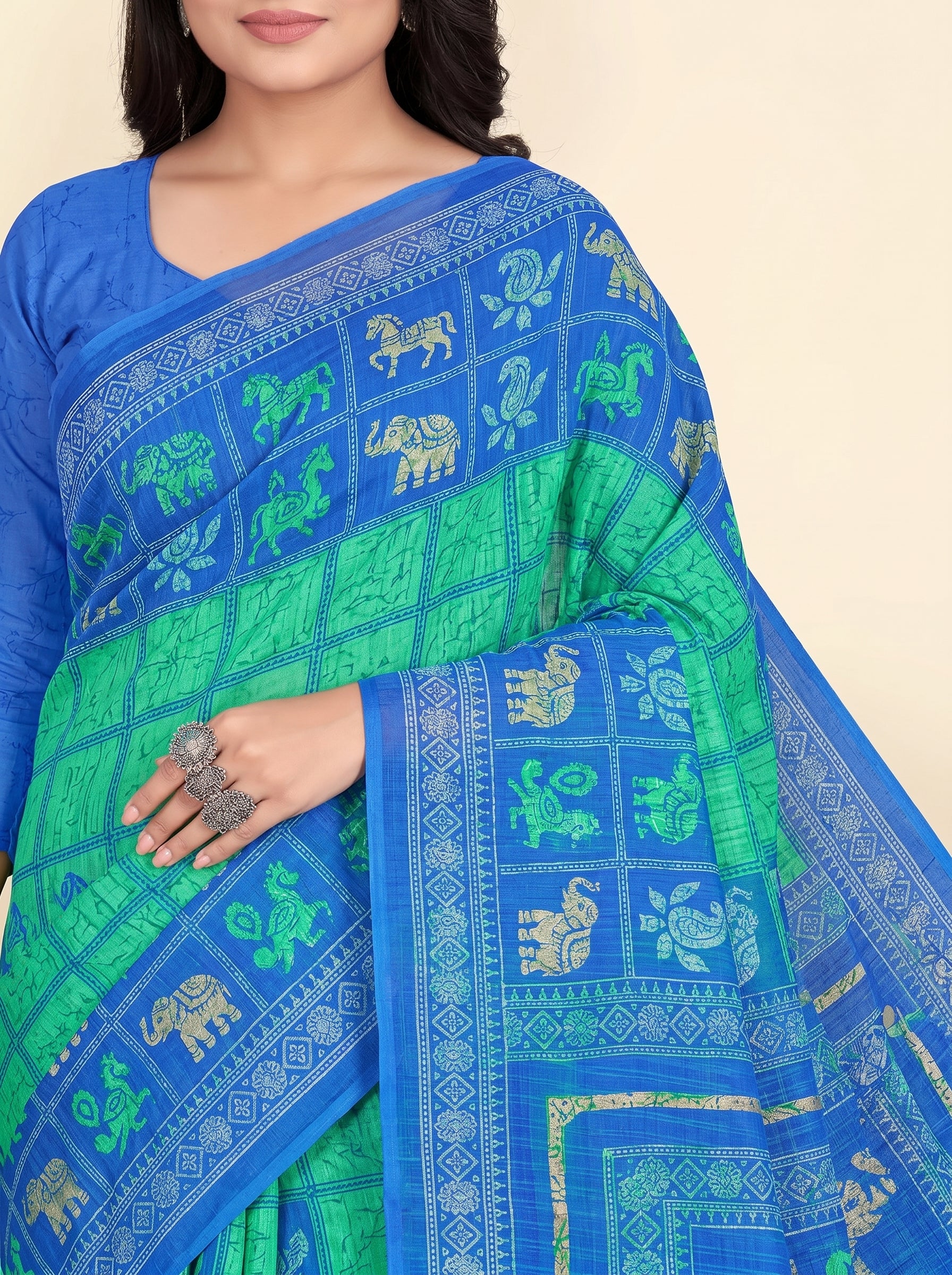 Pallu close-up