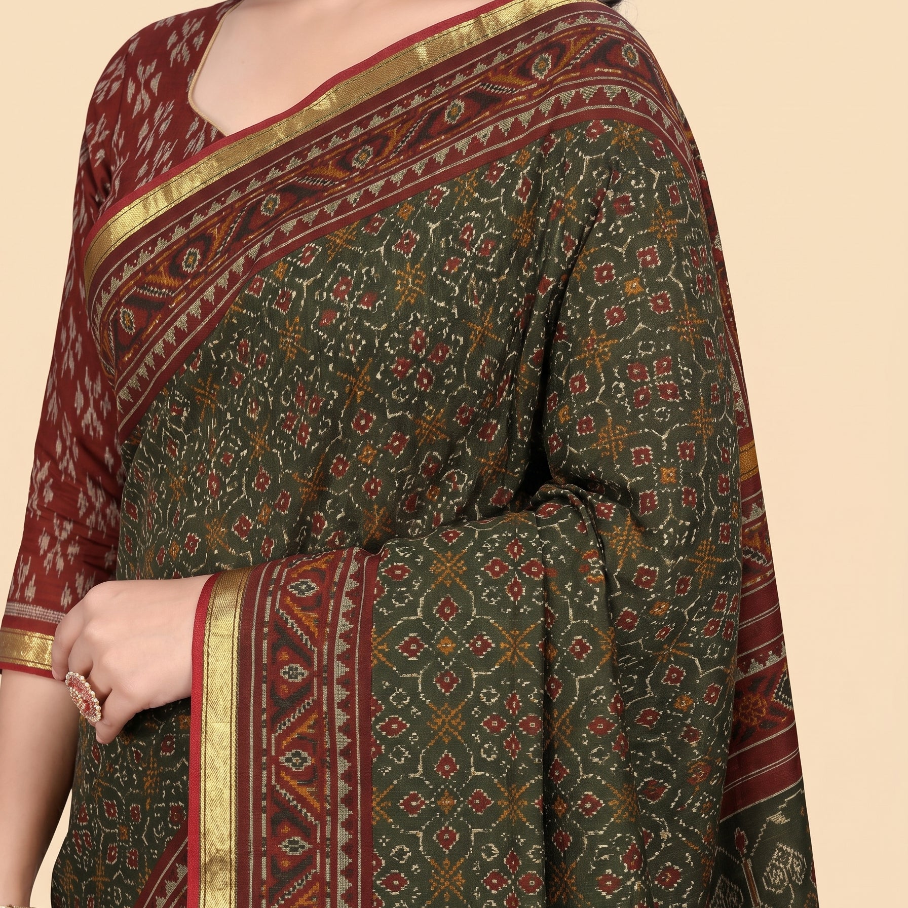 Pallu close-up [sku:JA 13698]