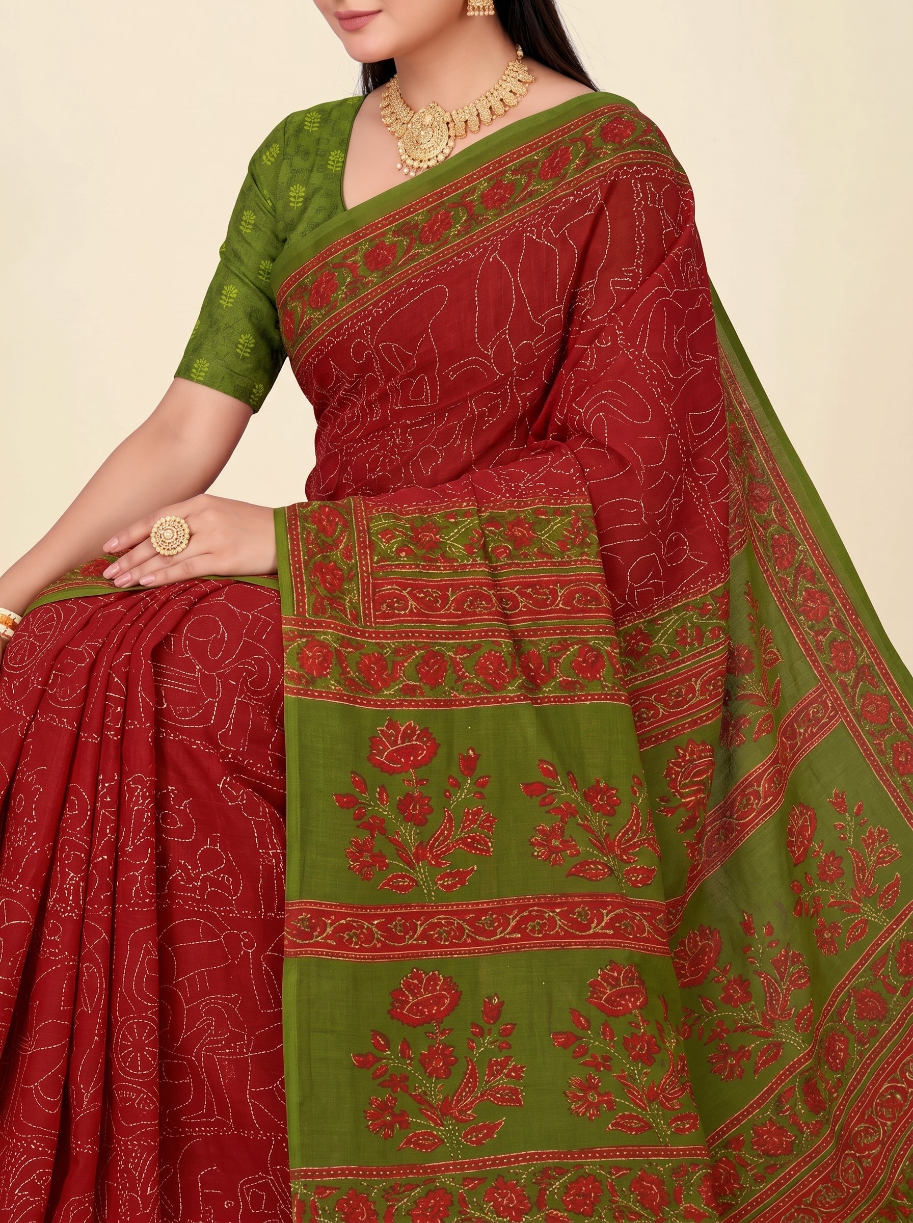 Pallu close-up [sku:KN-66520]