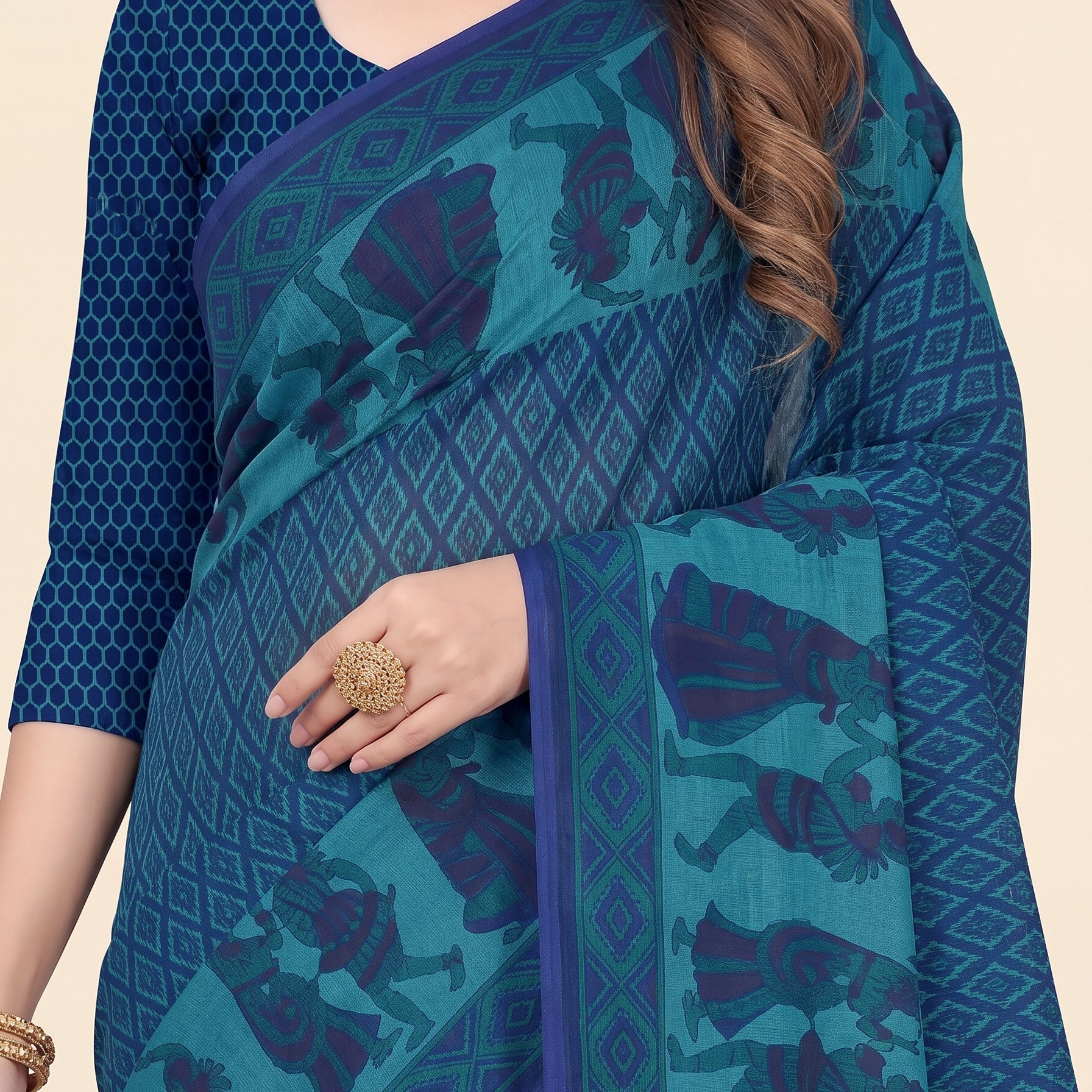 Pallu close-up [sku:KN-8725]
