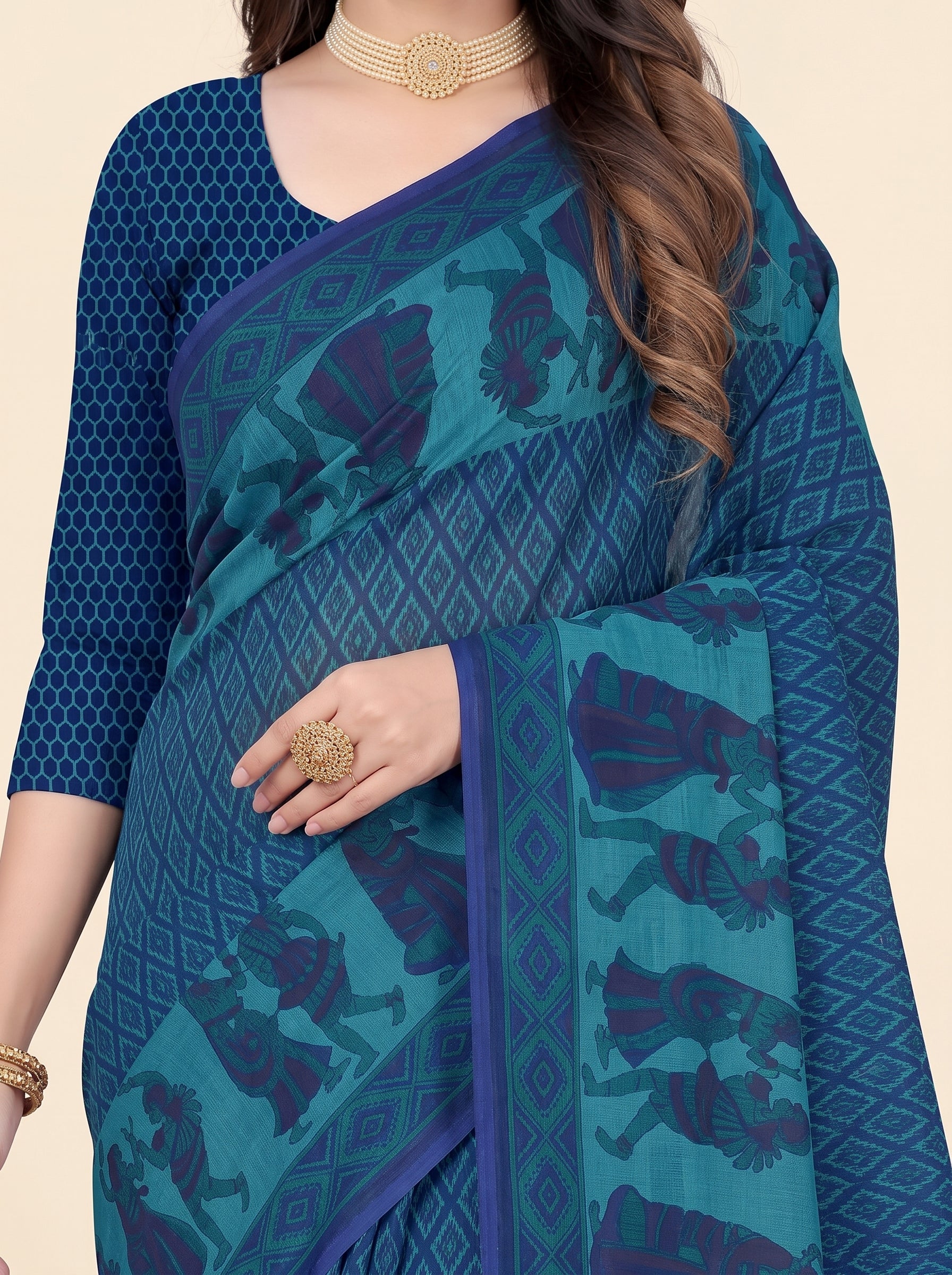 Pallu close-up [sku:KN-8725]