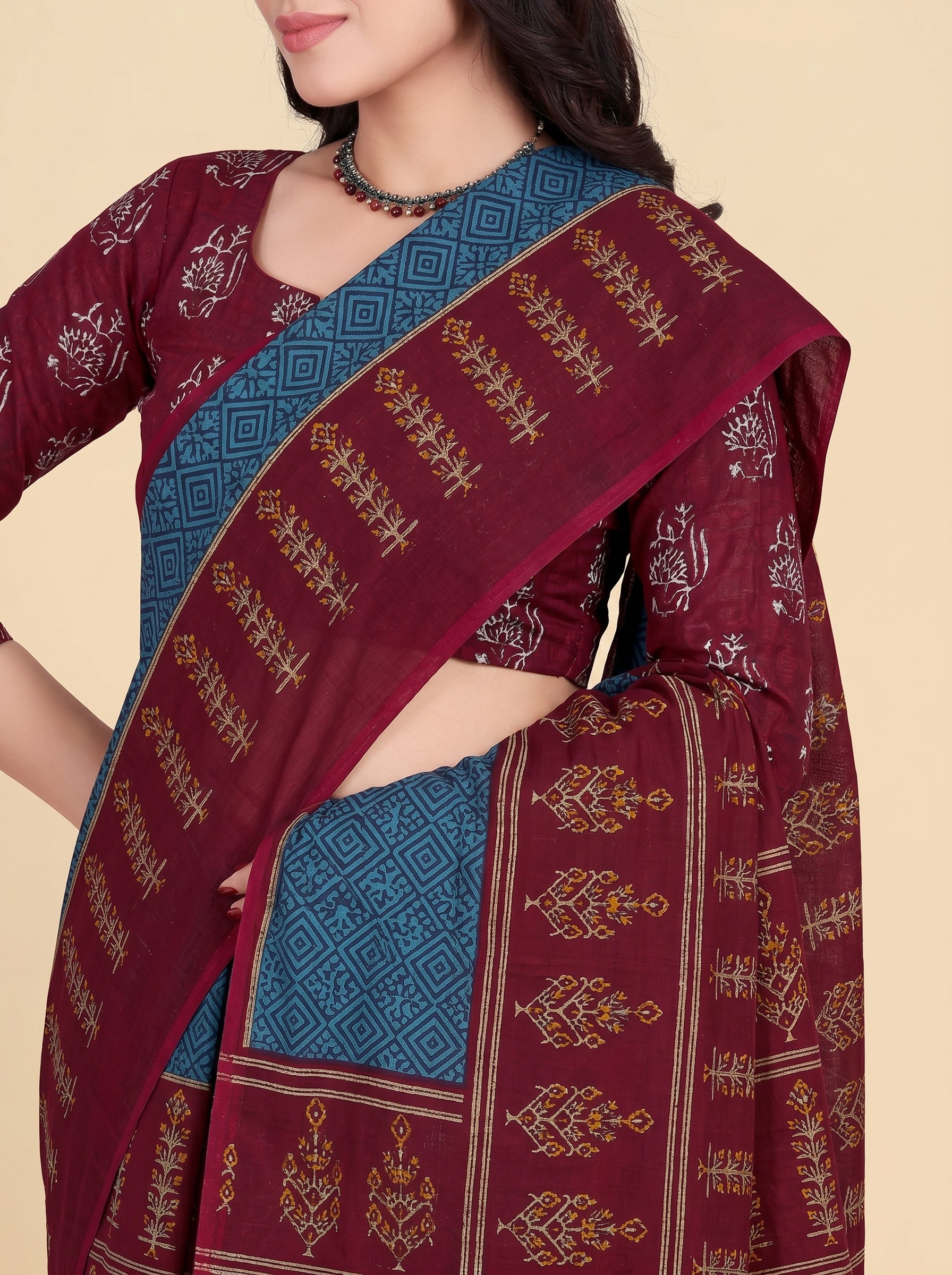 Pallu close-up