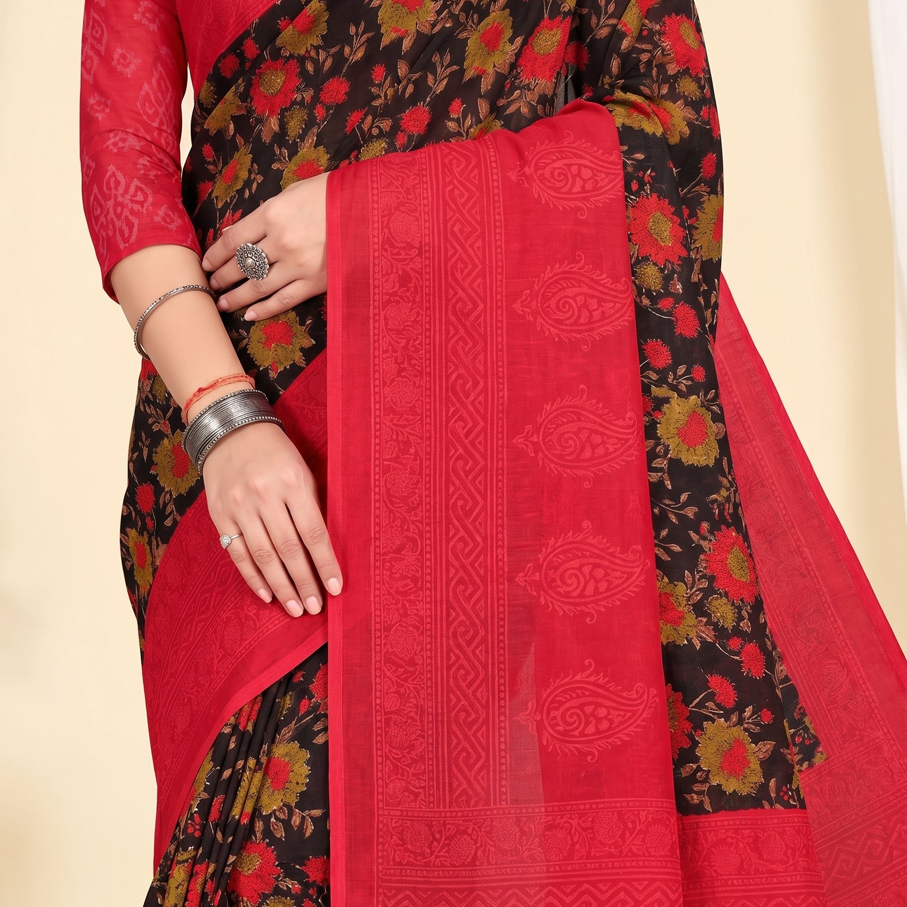 Pallu close-up