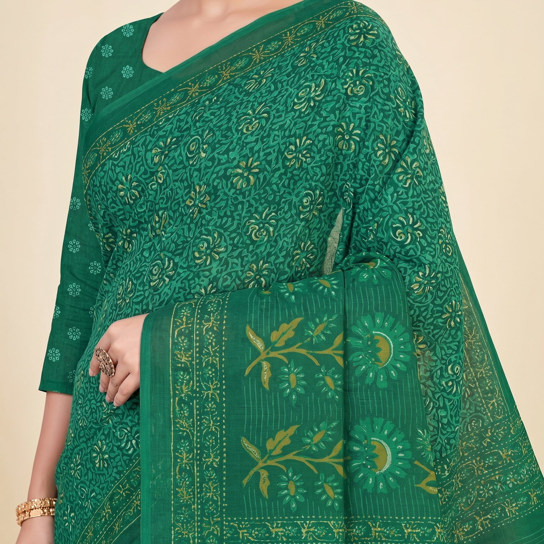 Pallu close-up