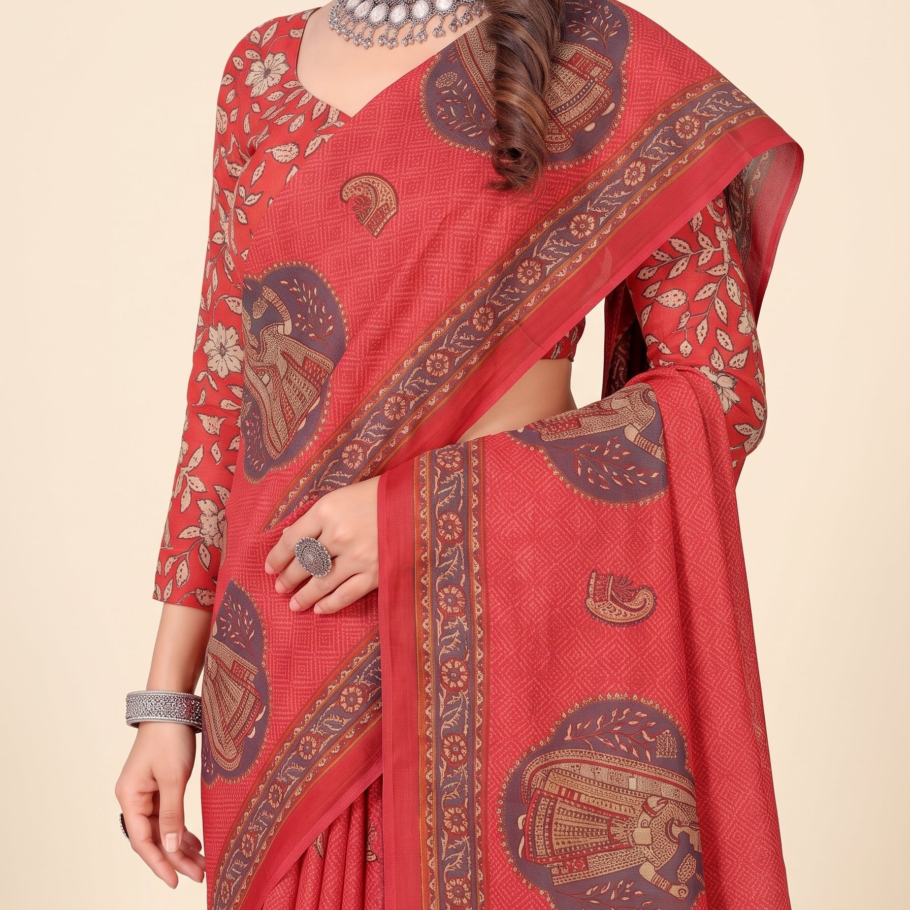 Pallu close-up [sku:KN-62895]