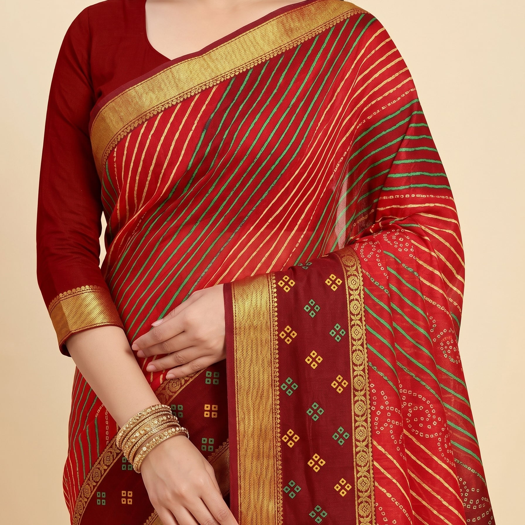 Pallu close-up