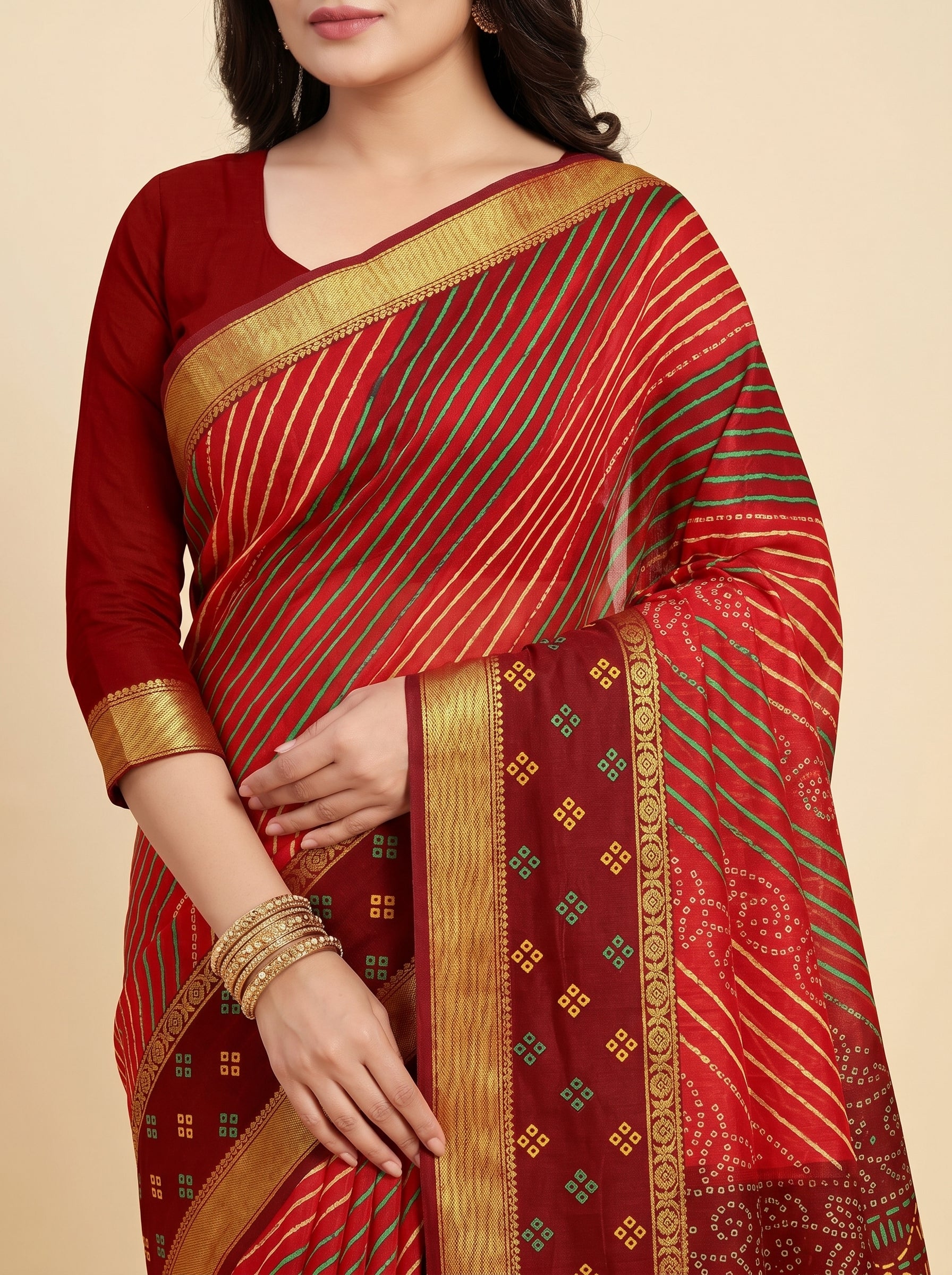Pallu close-up