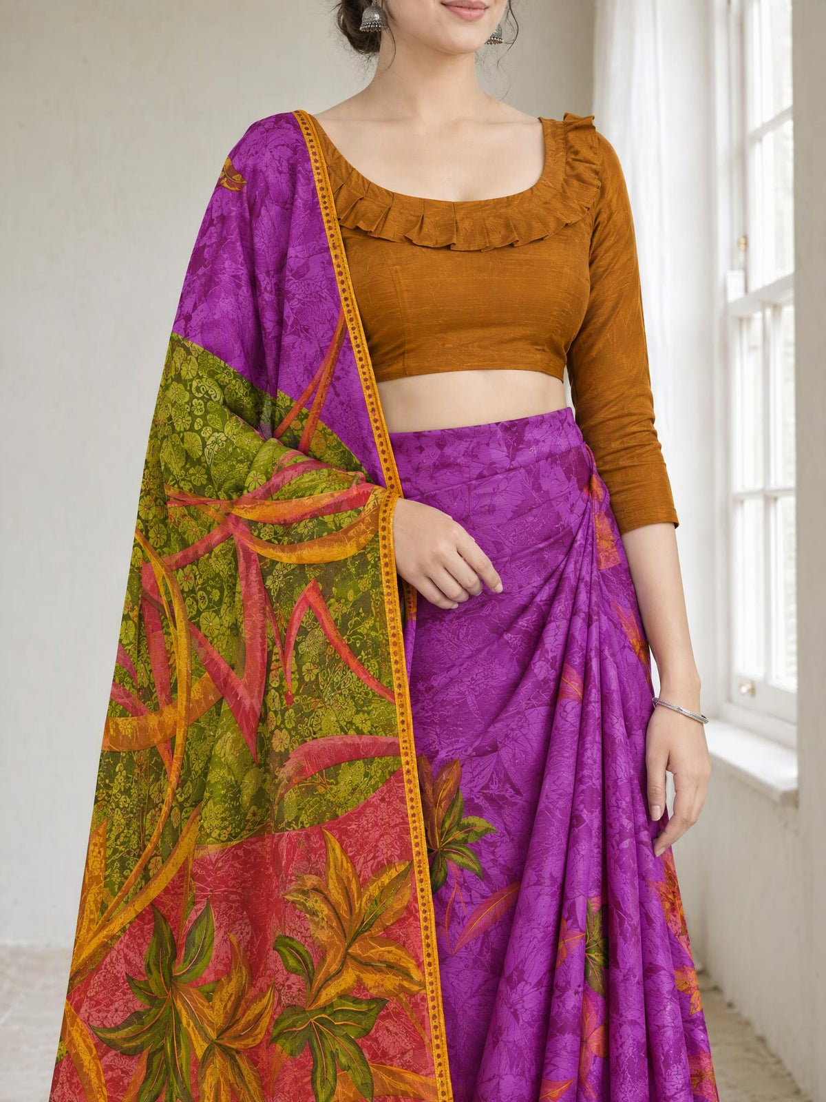 Shared pallu close-up [sku:BV-26307]