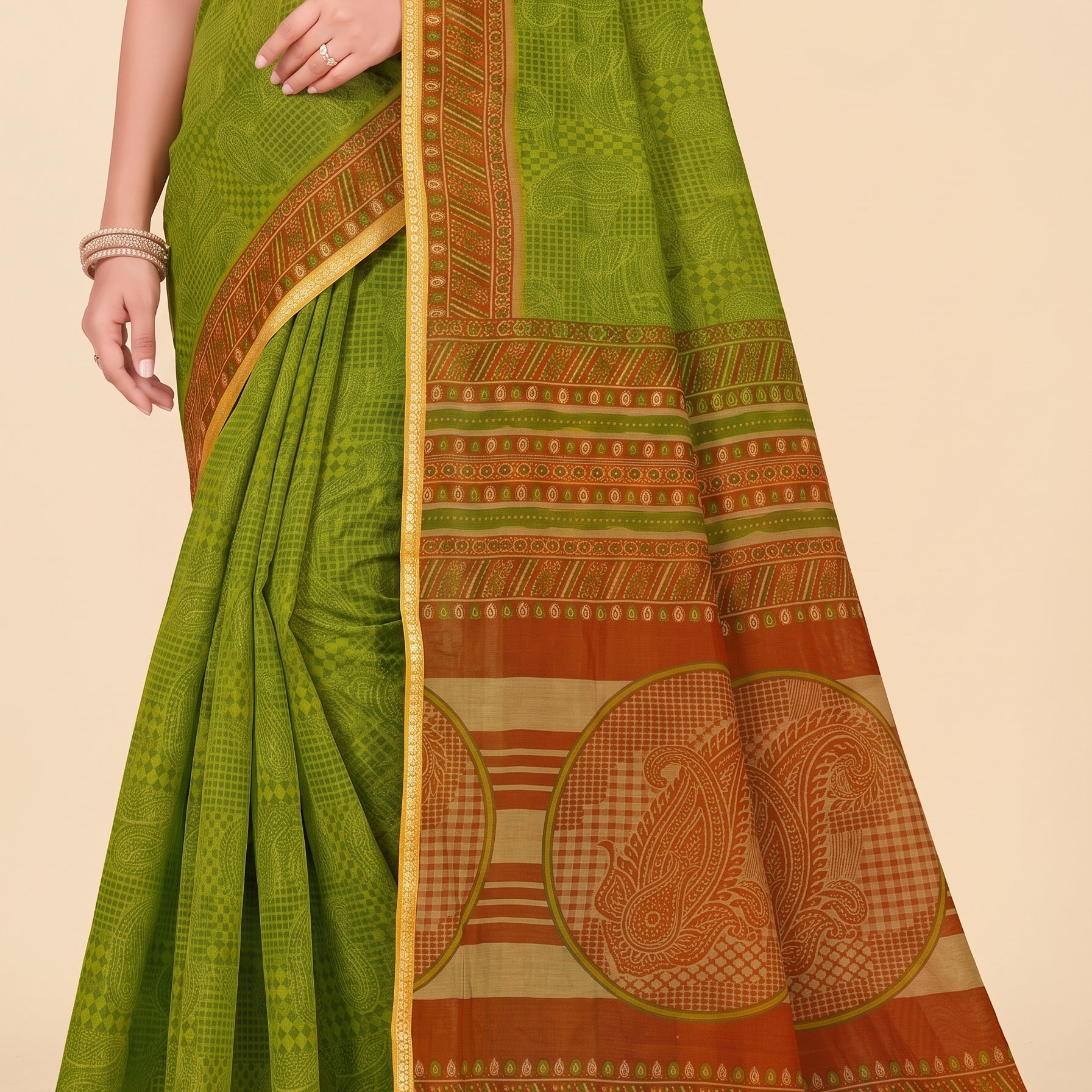 Shared pallu close-up [sku:KN-65256]
