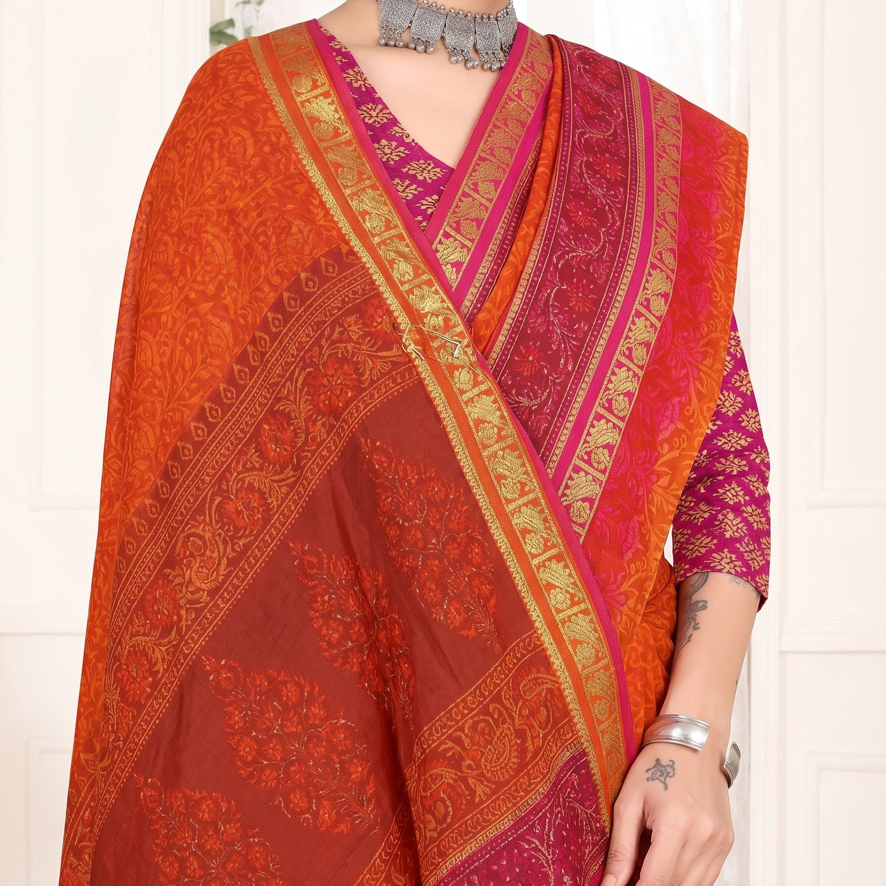 Pallu close-up
