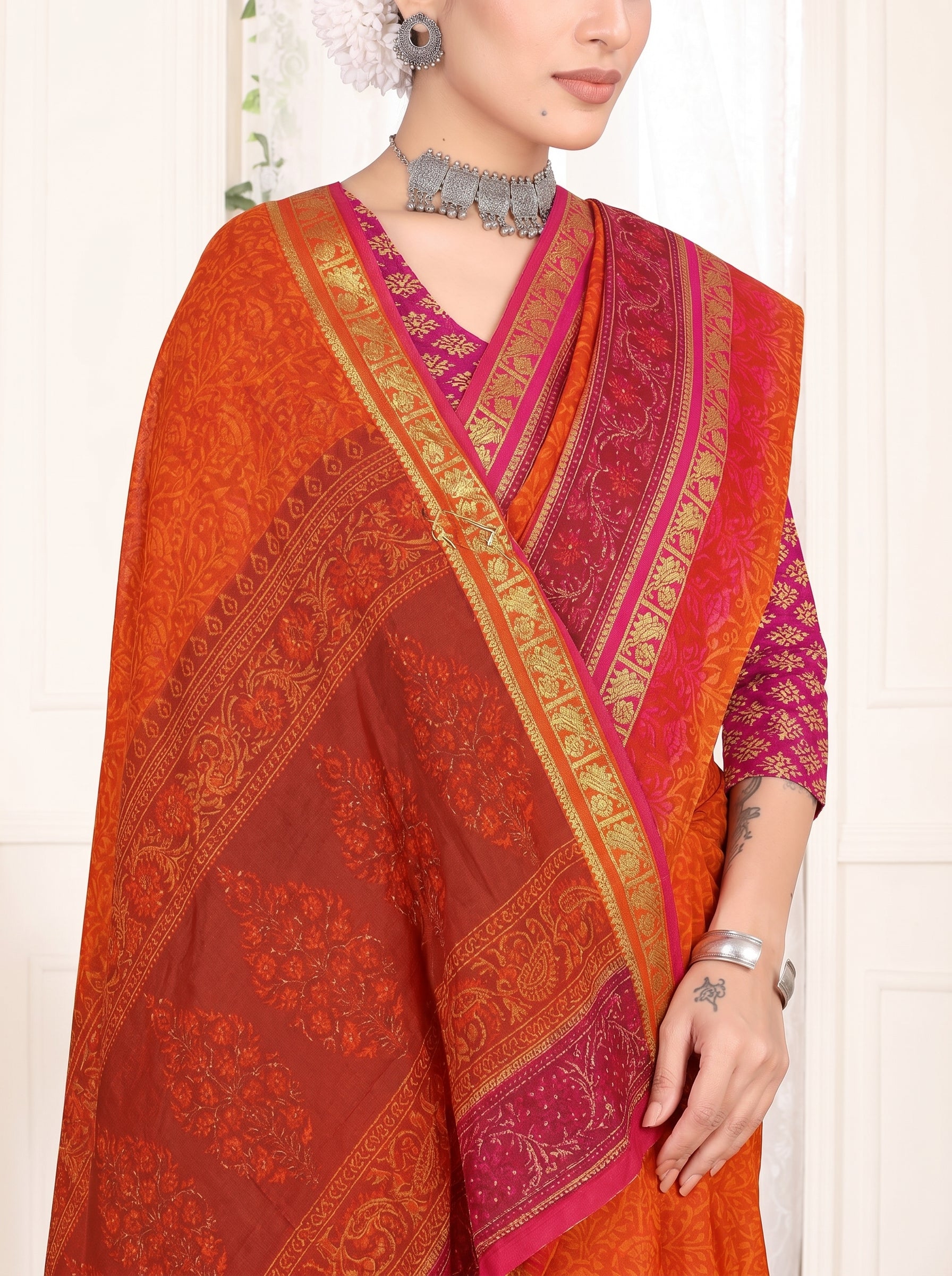 Pallu close-up