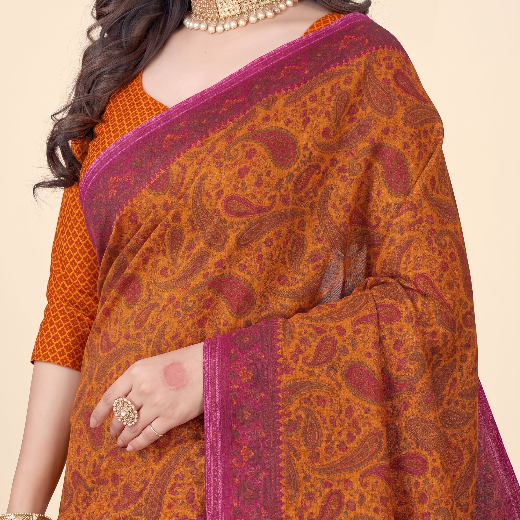 Pallu close-up [sku:KN-15588]