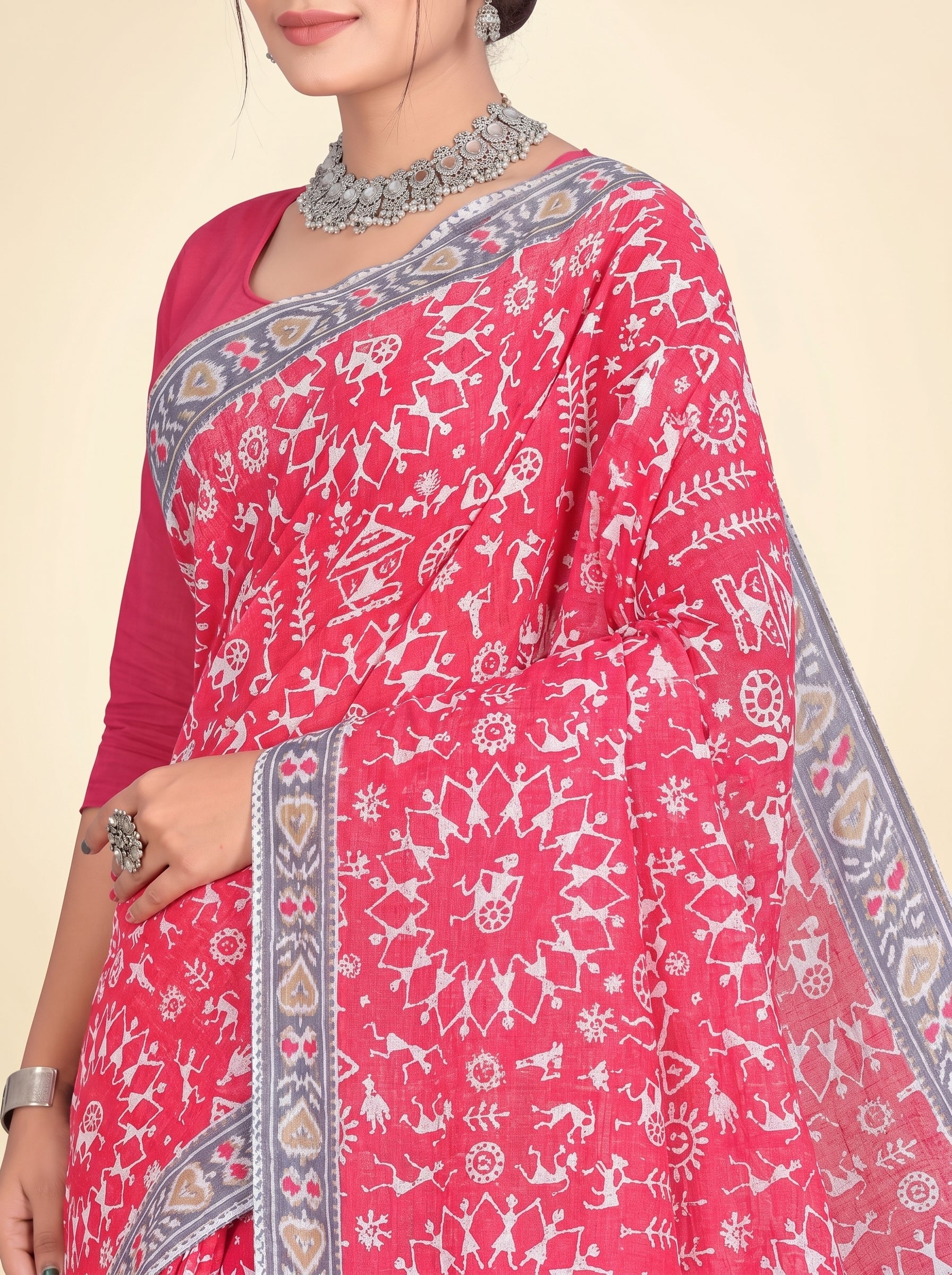 Pallu close-up