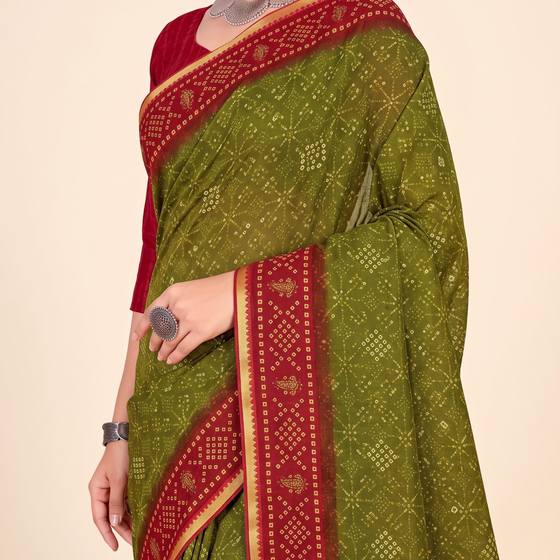 Shared pallu close-up [sku:KN-65590]