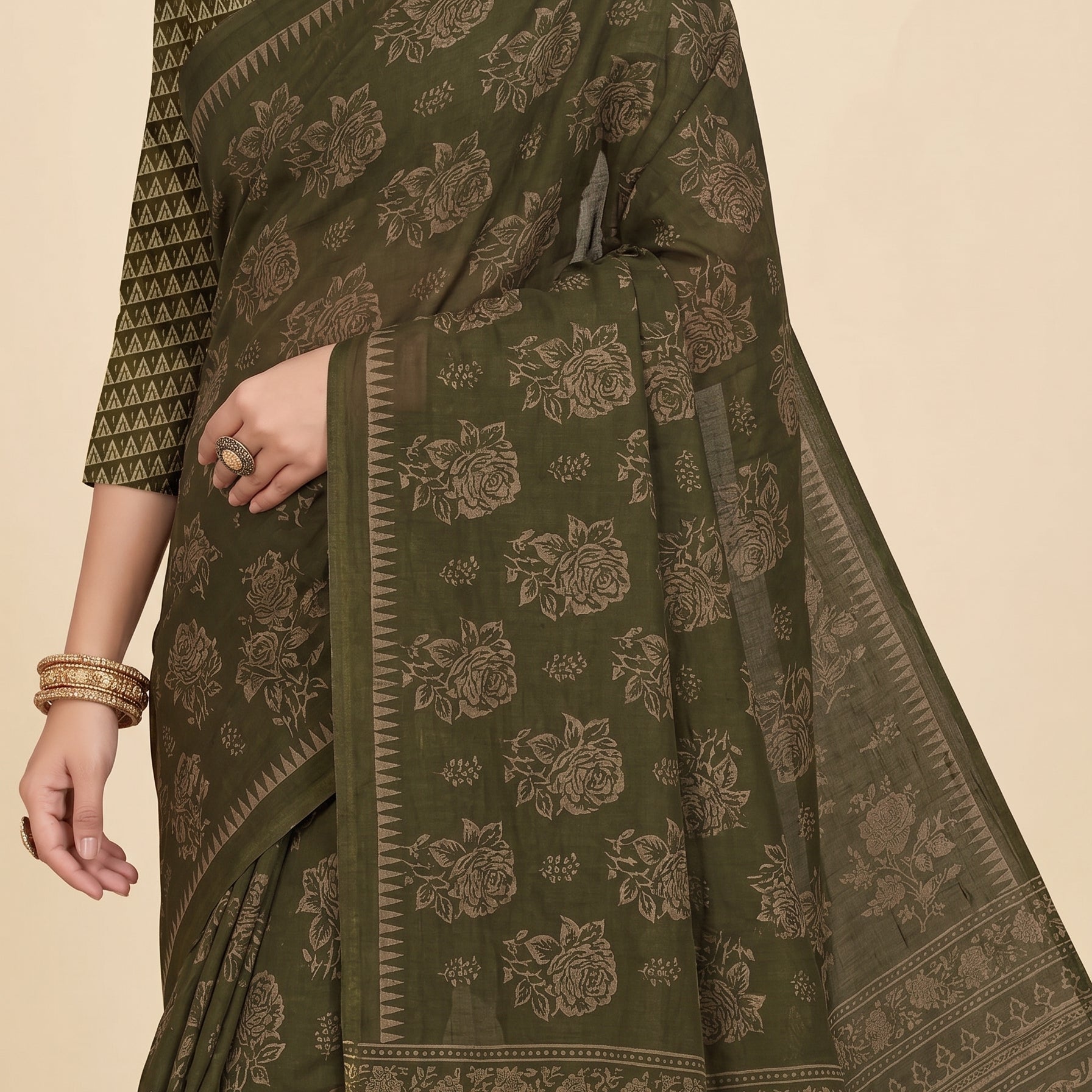Pallu close-up