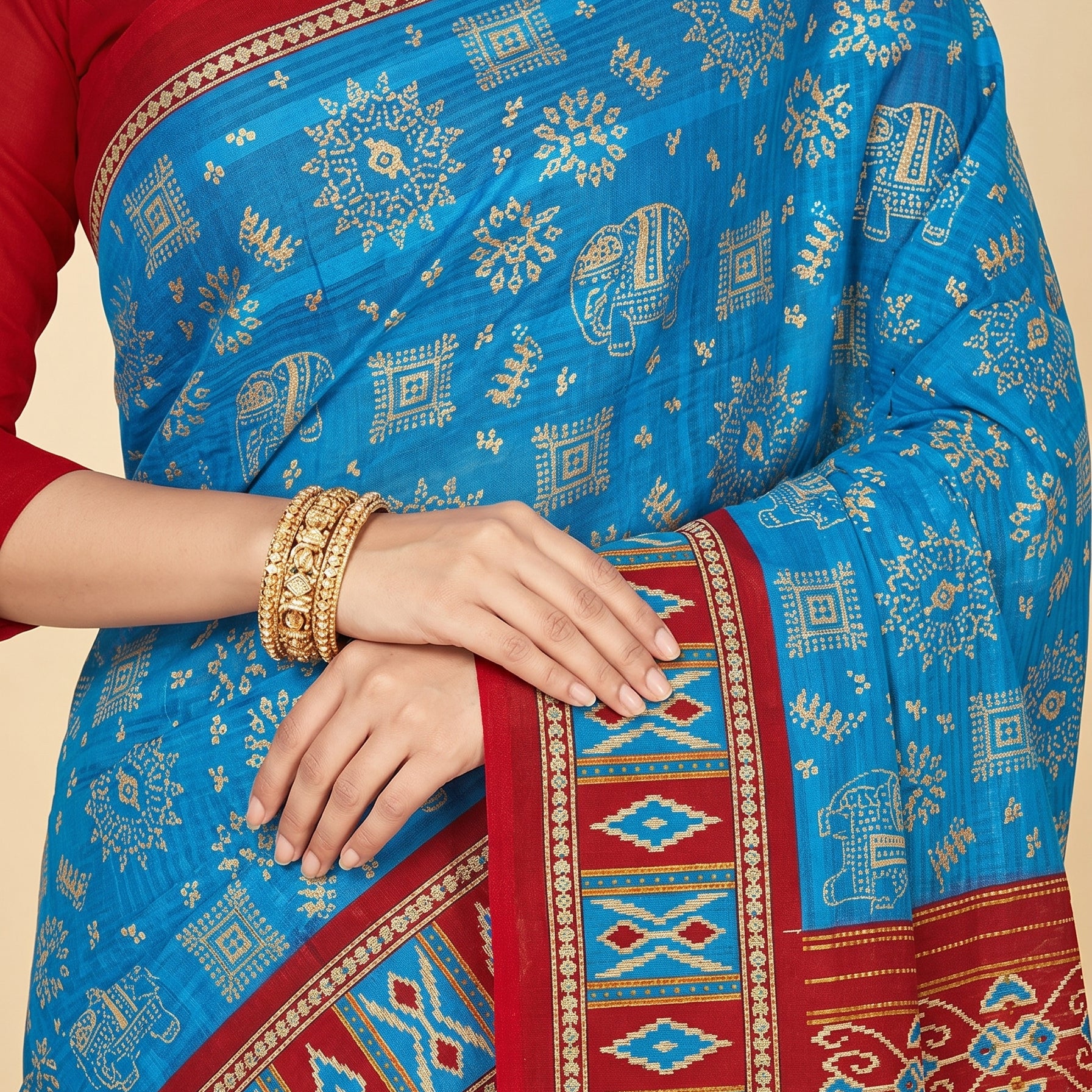 Pallu close-up