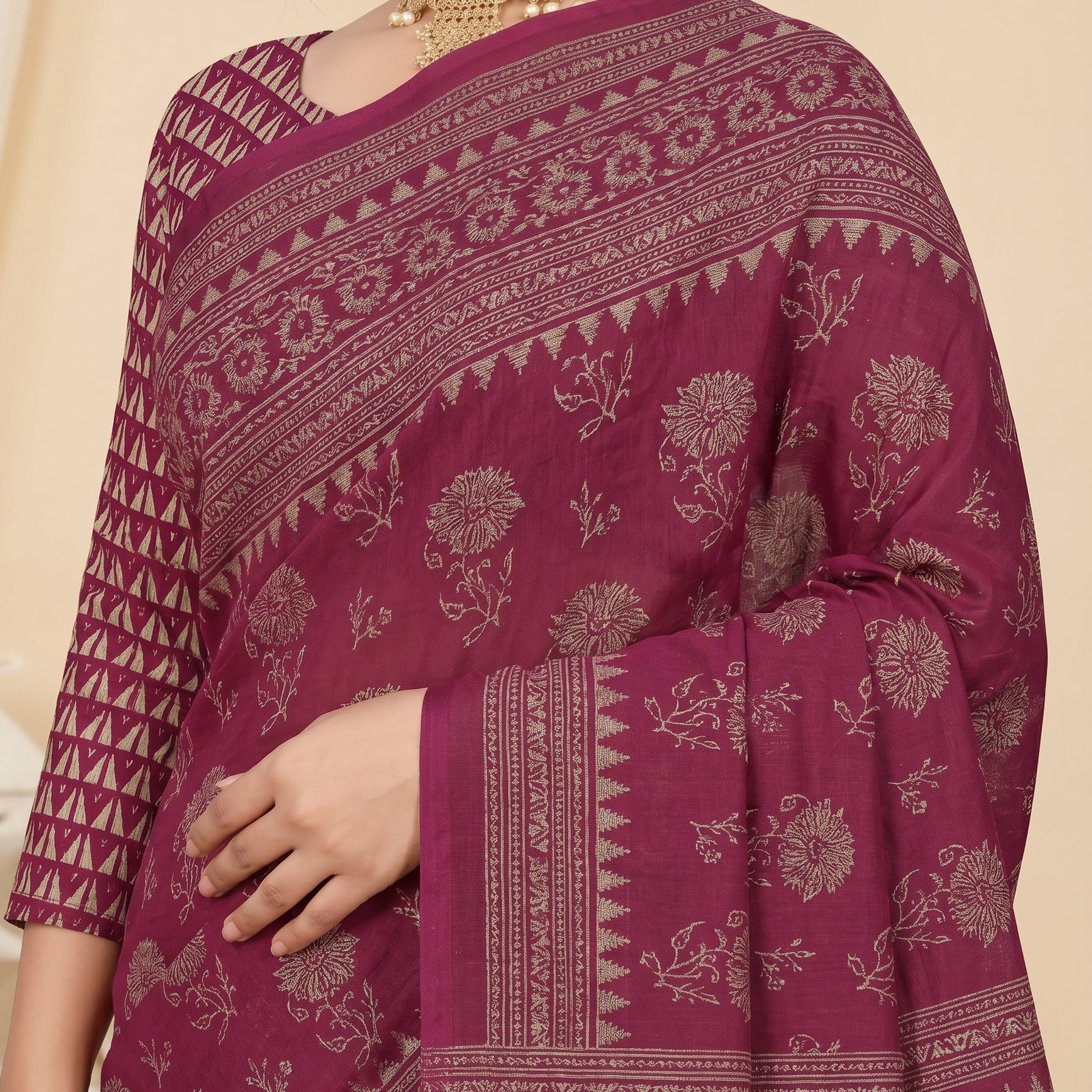 Pallu close-up