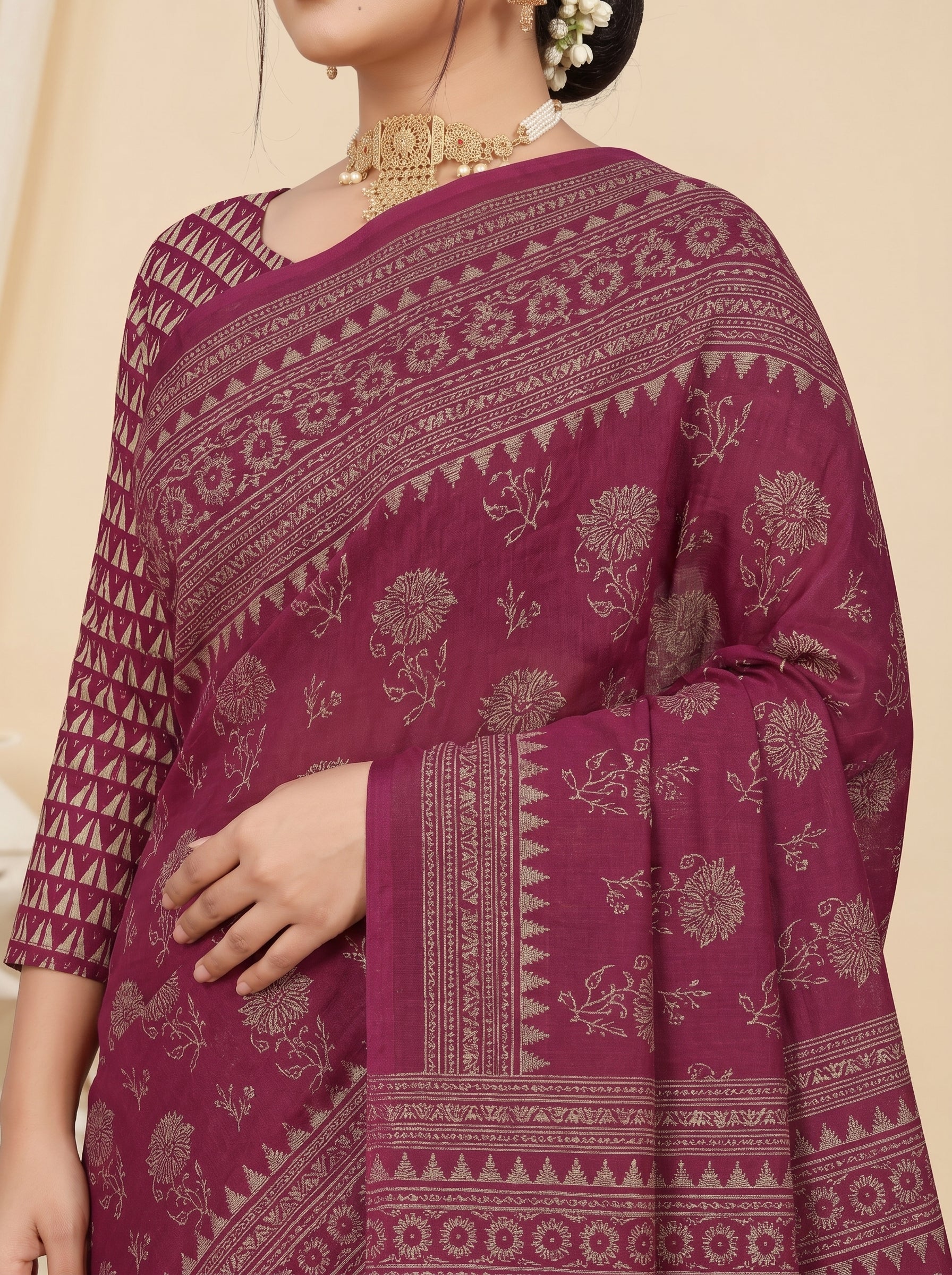 Pallu close-up