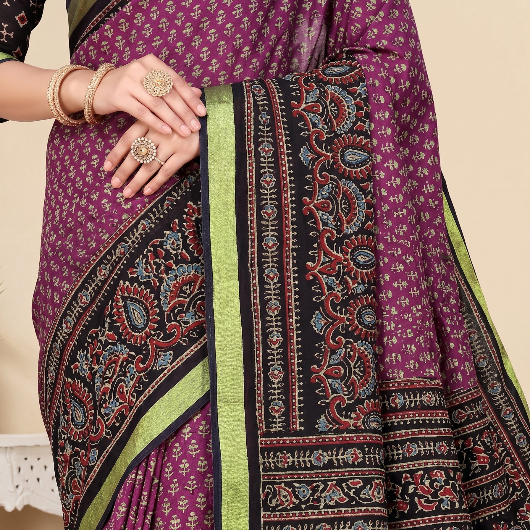 Pallu close-up