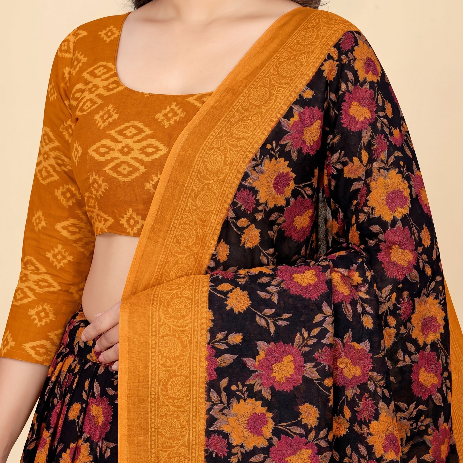 Pallu close-up