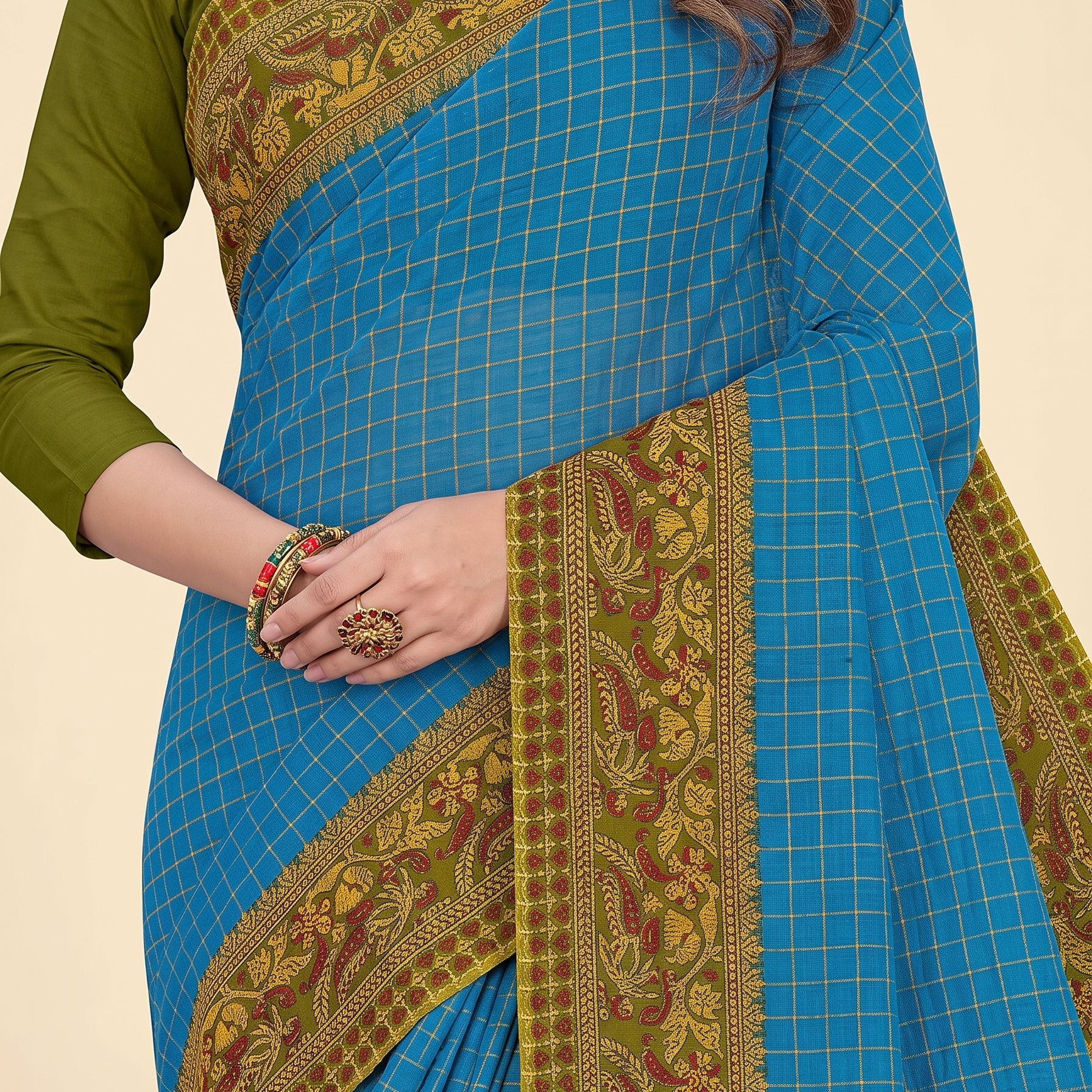 Shared pallu close-up [sku:BV-24796]