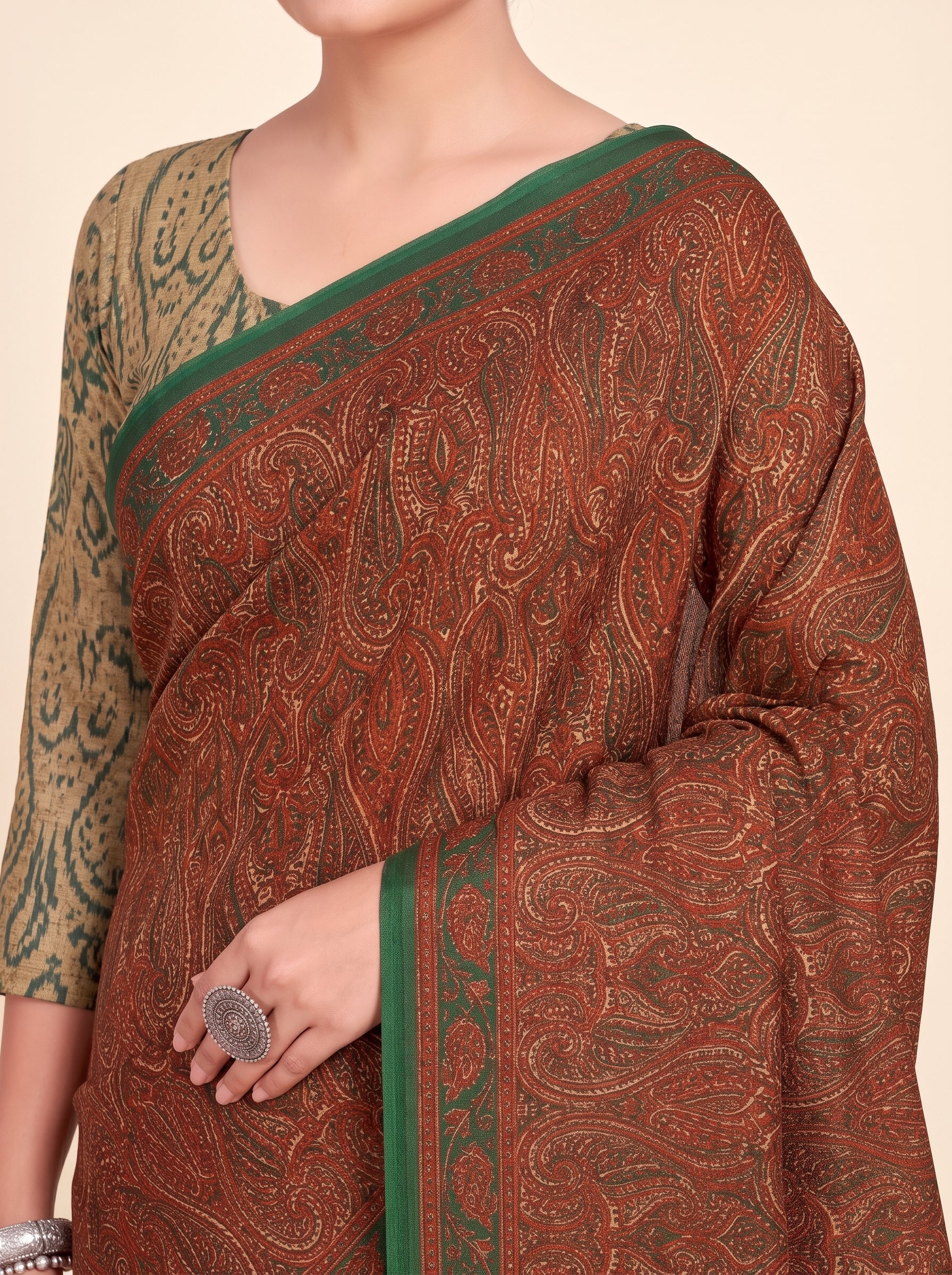 Shared pallu close-up [sku:KN-69259]