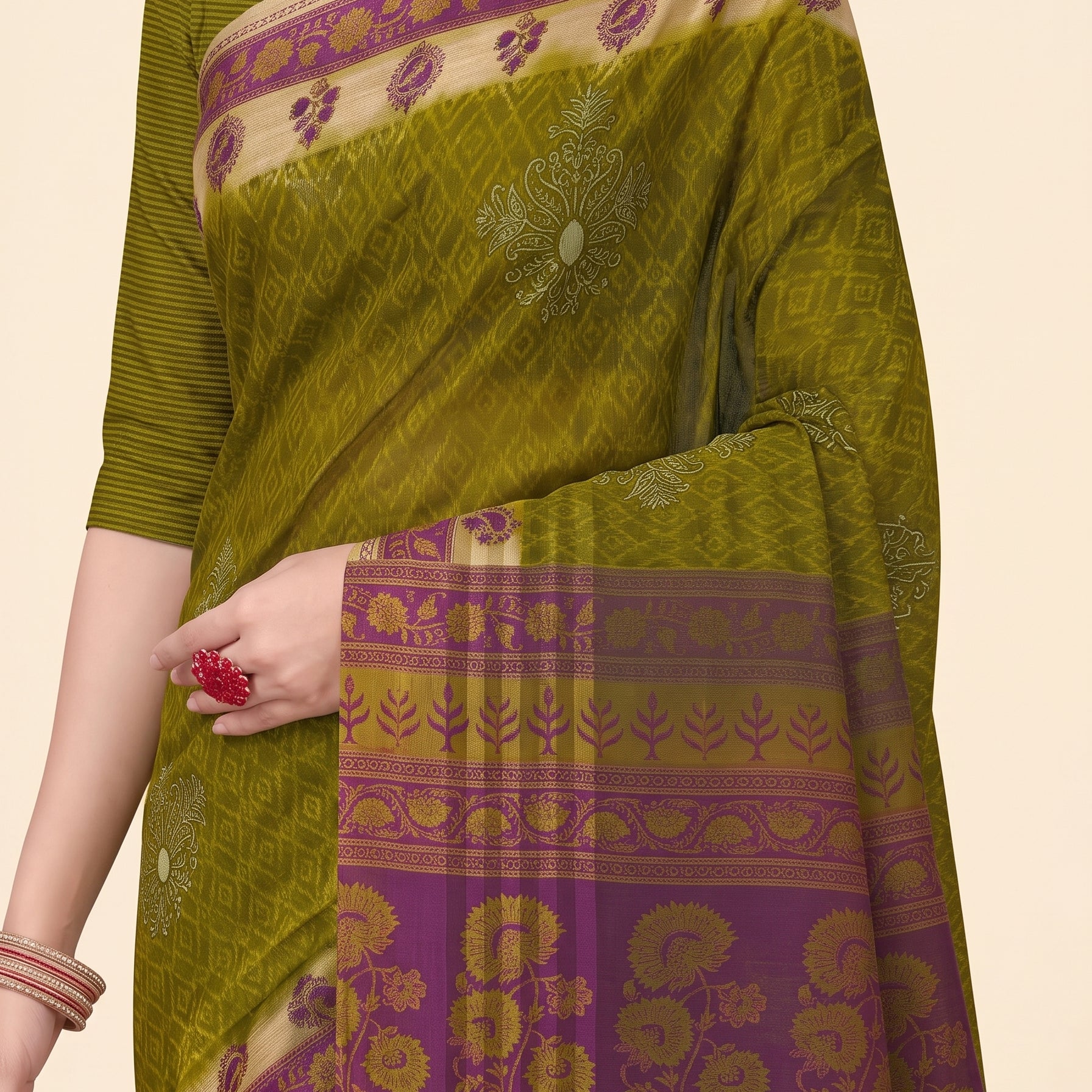 Pallu close-up [sku:KN-8053]