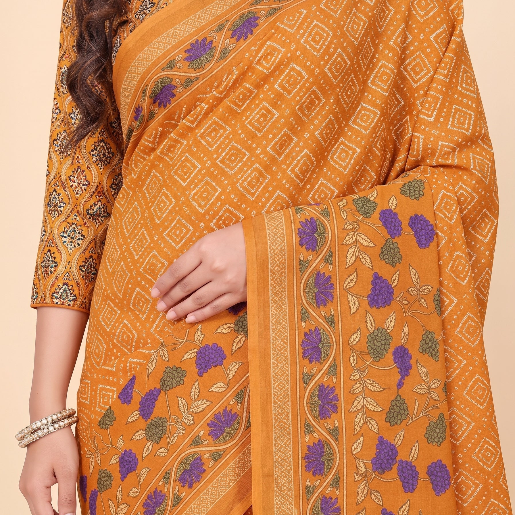 Shared pallu close-up [sku:JA-14359]