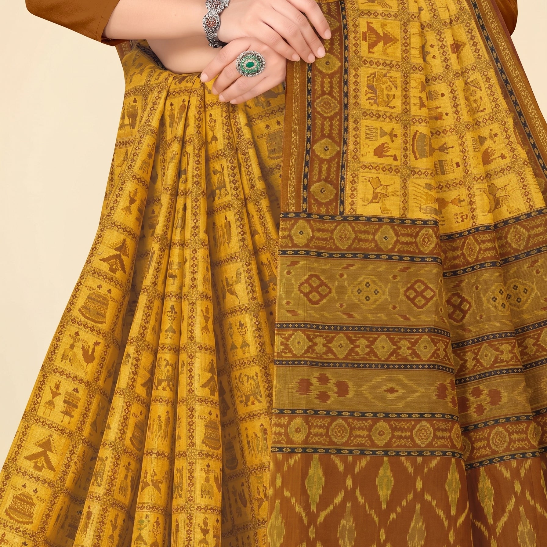 Pallu close-up